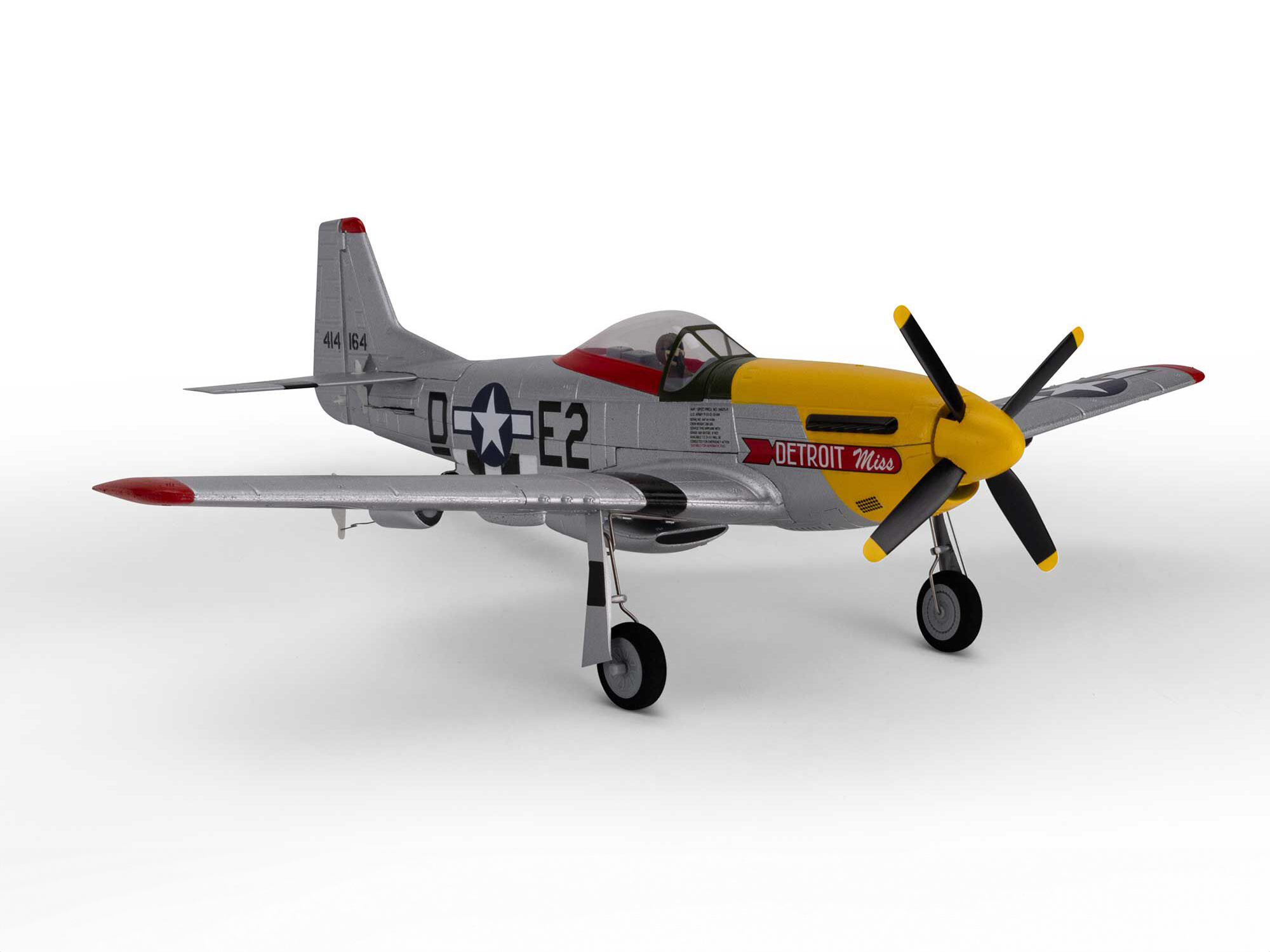 UMX P-51D Mustang "Detroit Miss" BNF Basic with AS3X and SAF-11