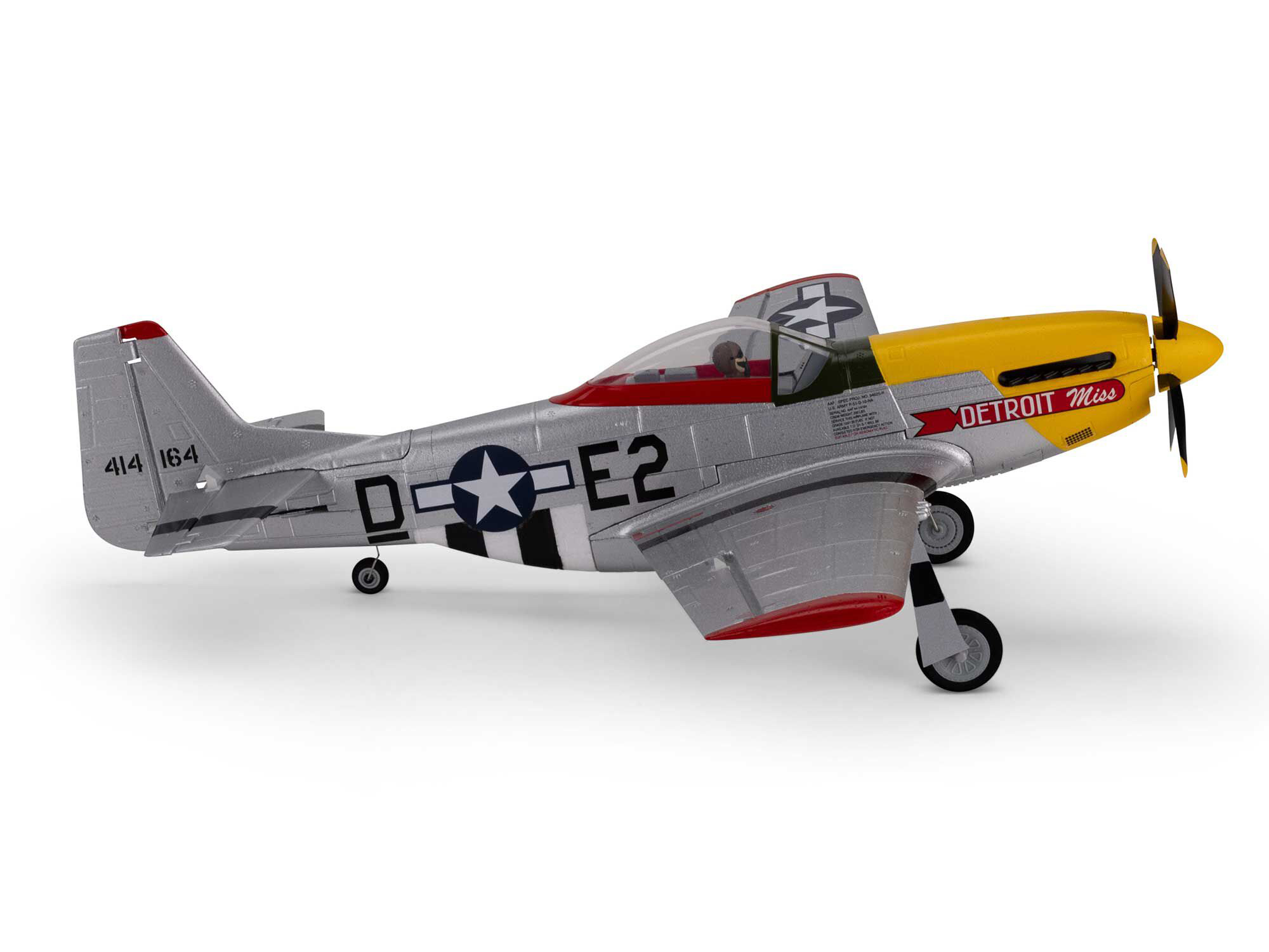 UMX P-51D Mustang "Detroit Miss" BNF Basic with AS3X and SAF-13