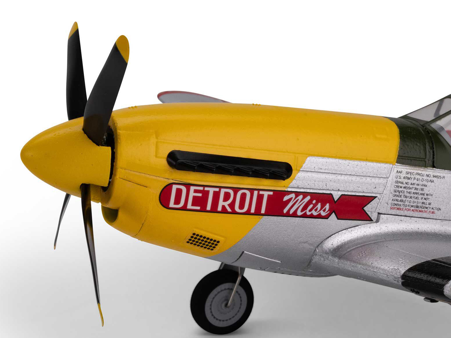 UMX P-51D Mustang "Detroit Miss" BNF Basic with AS3X and SAF-20
