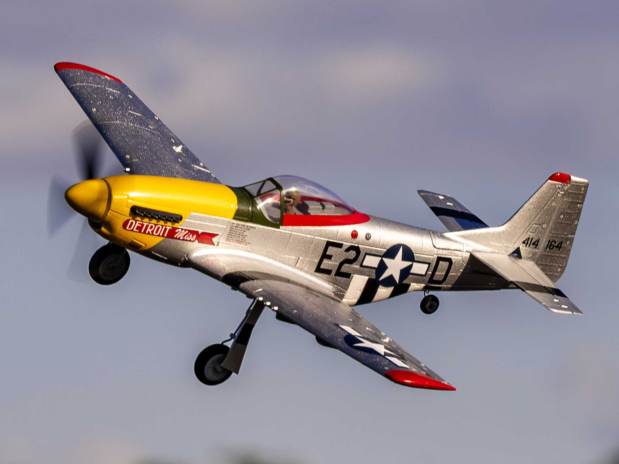 UMX P-51D Mustang "Detroit Miss" BNF Basic with AS3X and SAF-24