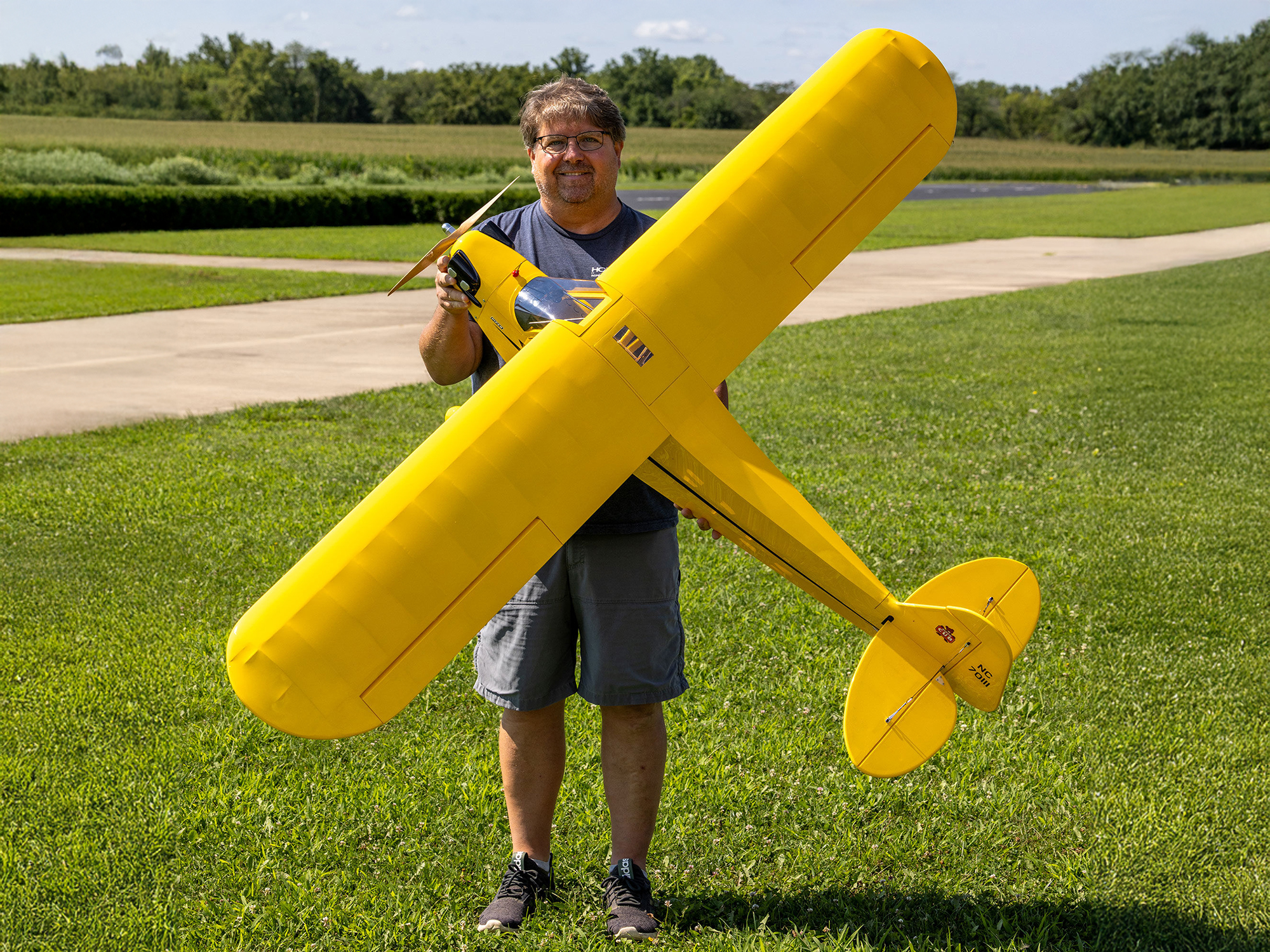 J-3 Cub 10cc EP PNP, 82.5"-21