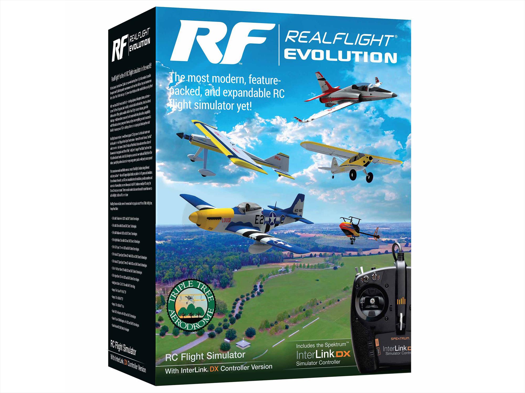 RealFlight Evolution RC Flight Simulator with InterLink-3