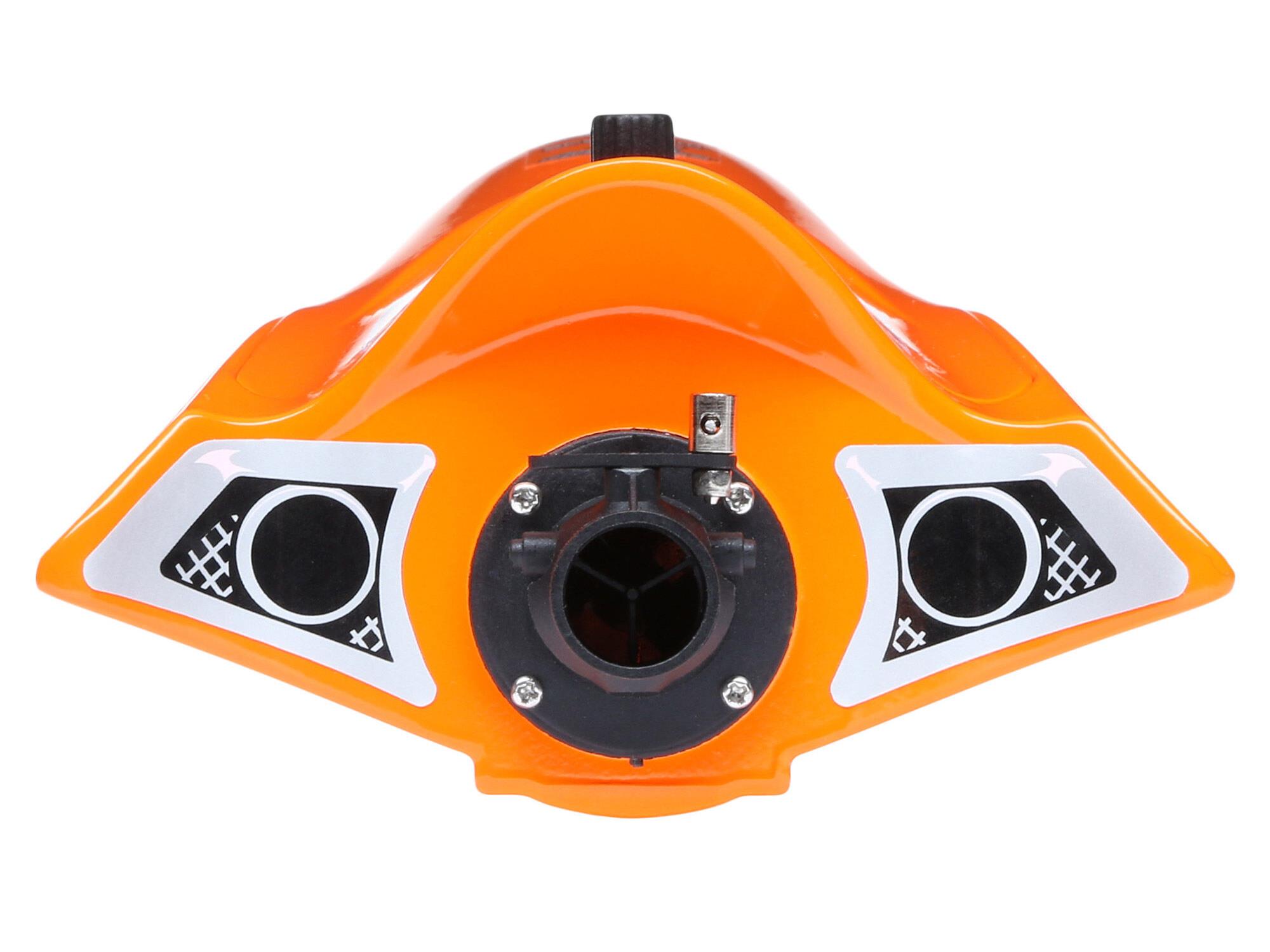 Jet Jam V2 12" Self-Righting Pool Racer Brushed RTR, Orange-6