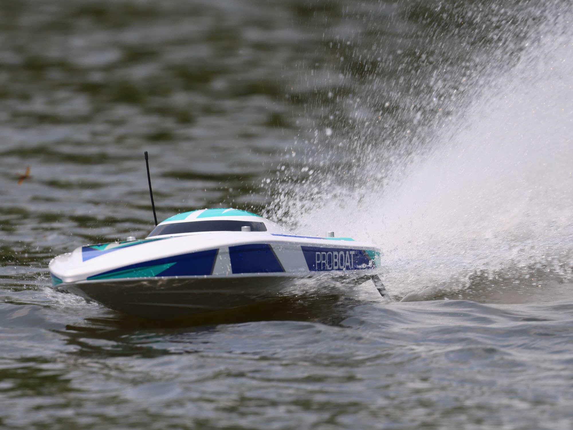 Sonicwake 36" Self-Righting Brushless Deep-V RTR, White-2