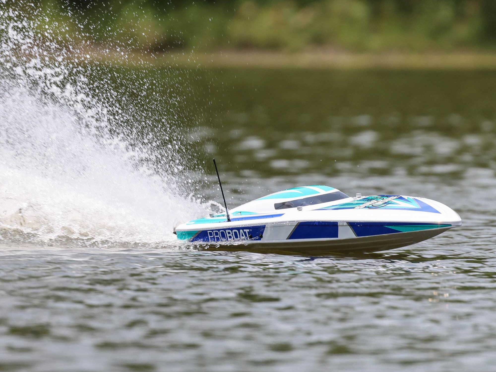 Sonicwake 36" Self-Righting Brushless Deep-V RTR, White-3