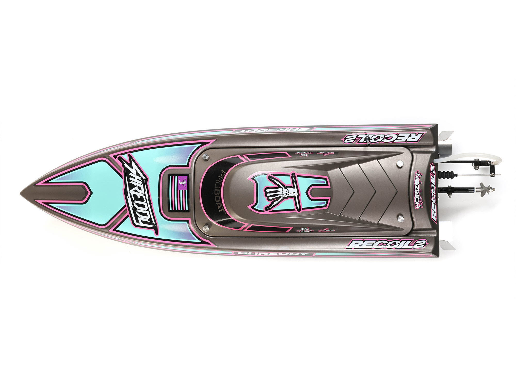 Recoil 2 V2 26" Self-Righting Brushless Deep-V RTR, Shreddy-3