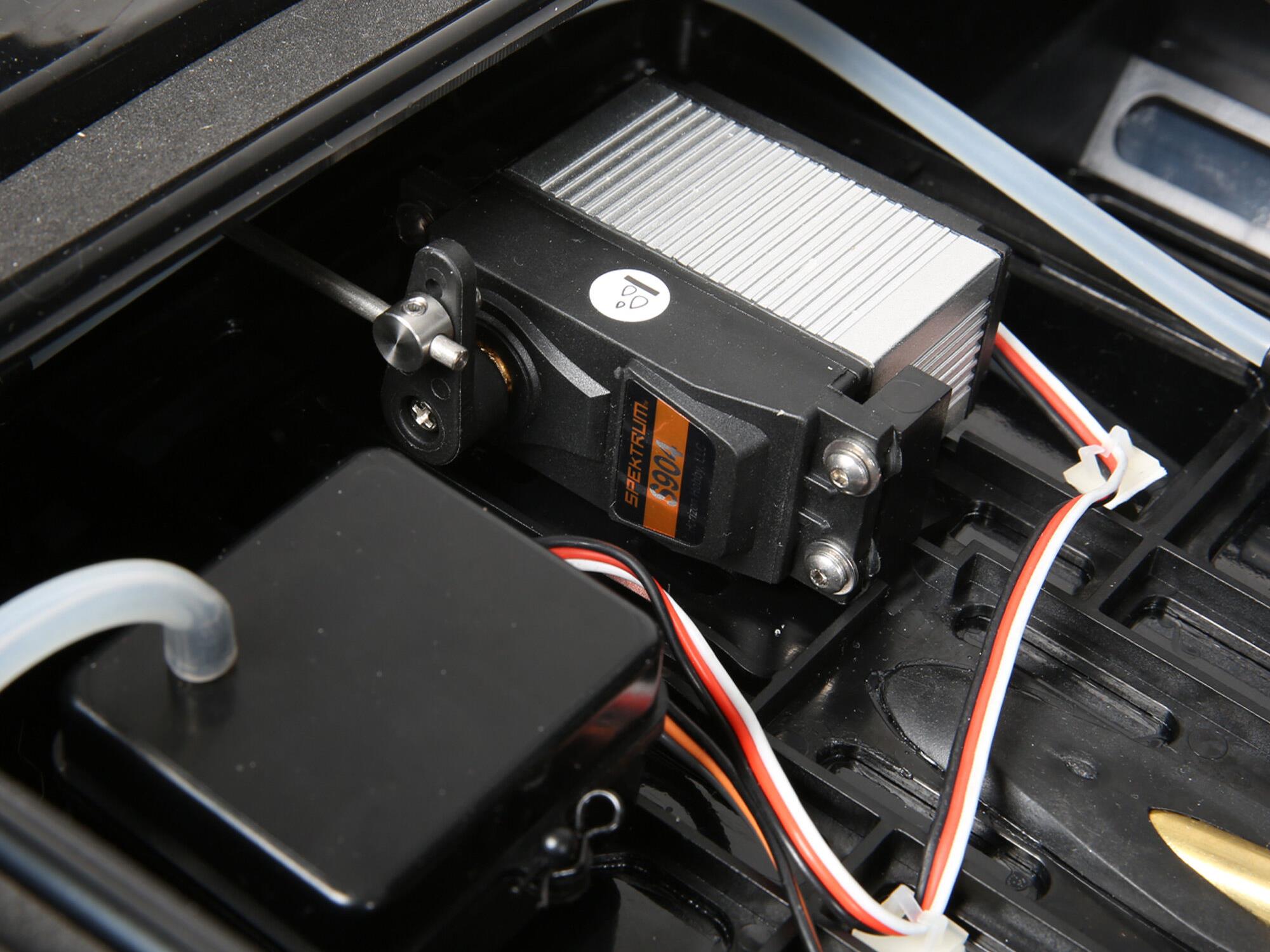 Blackjack 42" 8S Brushless Catamaran RTR: Black/Orange-16