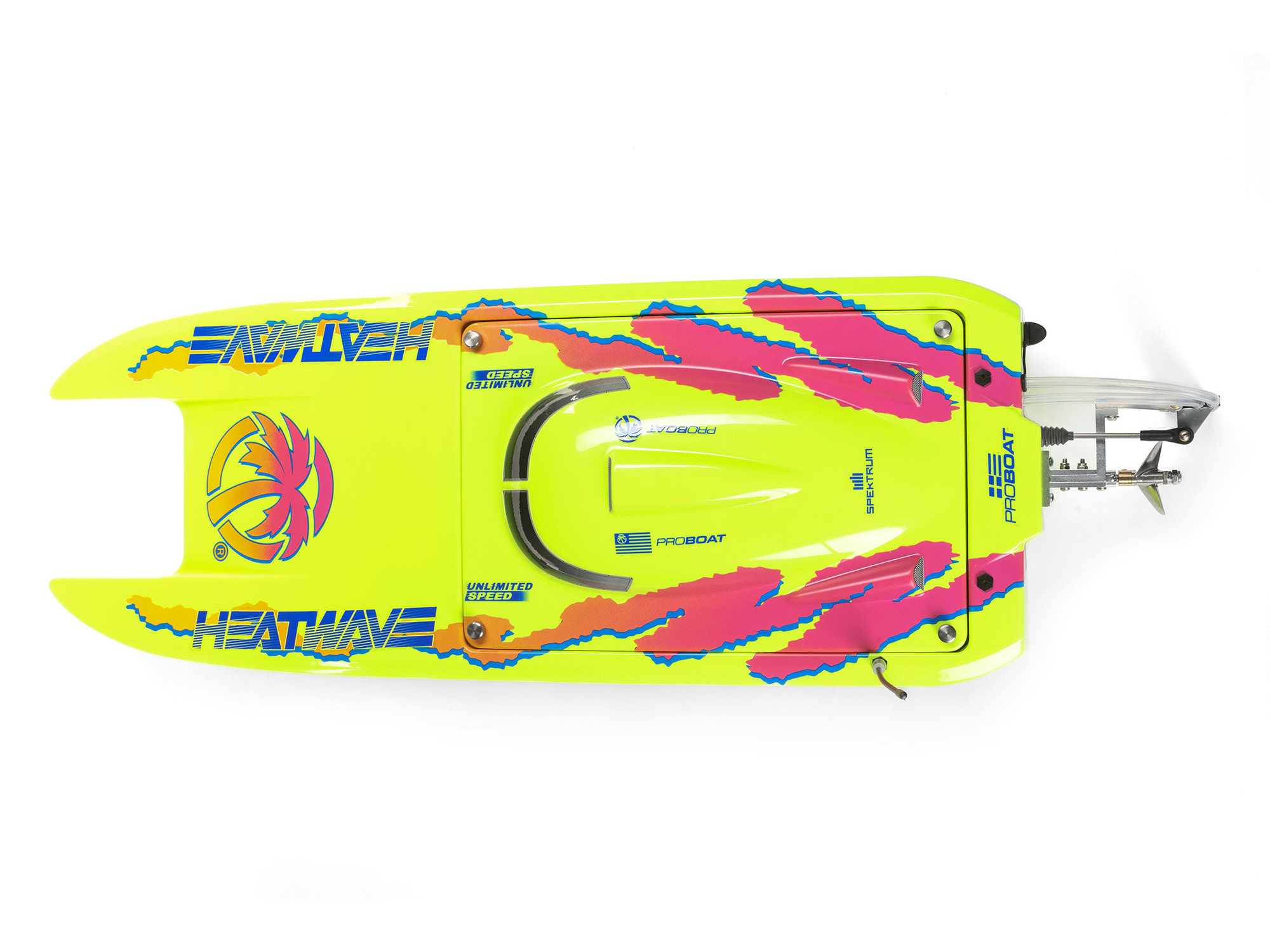 Blackjack 24" V2 Catamaran Brushless: RTR, Heat Wave Visual-9