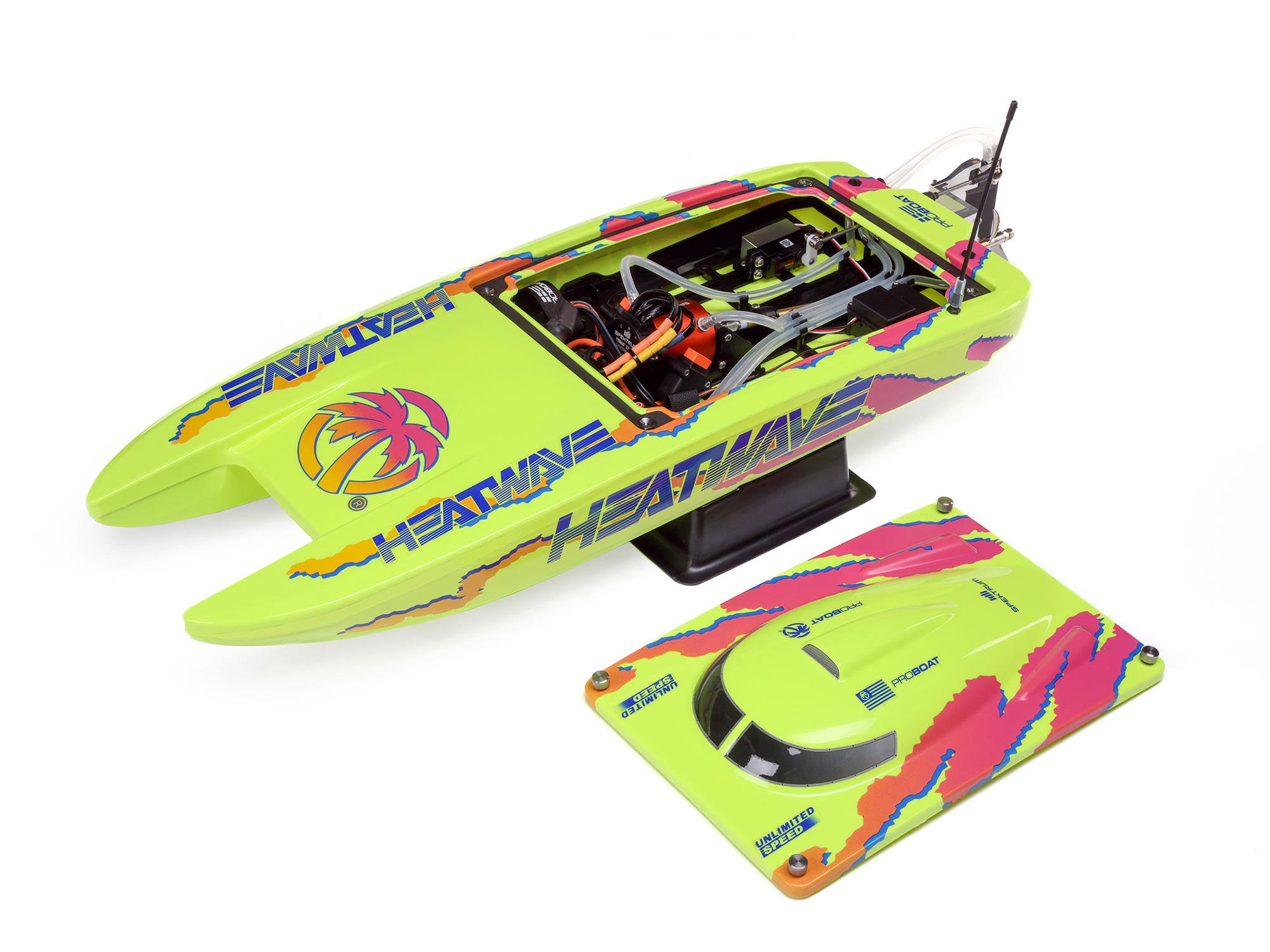Blackjack 24" V2 Catamaran Brushless: RTR, Heat Wave Visual-12