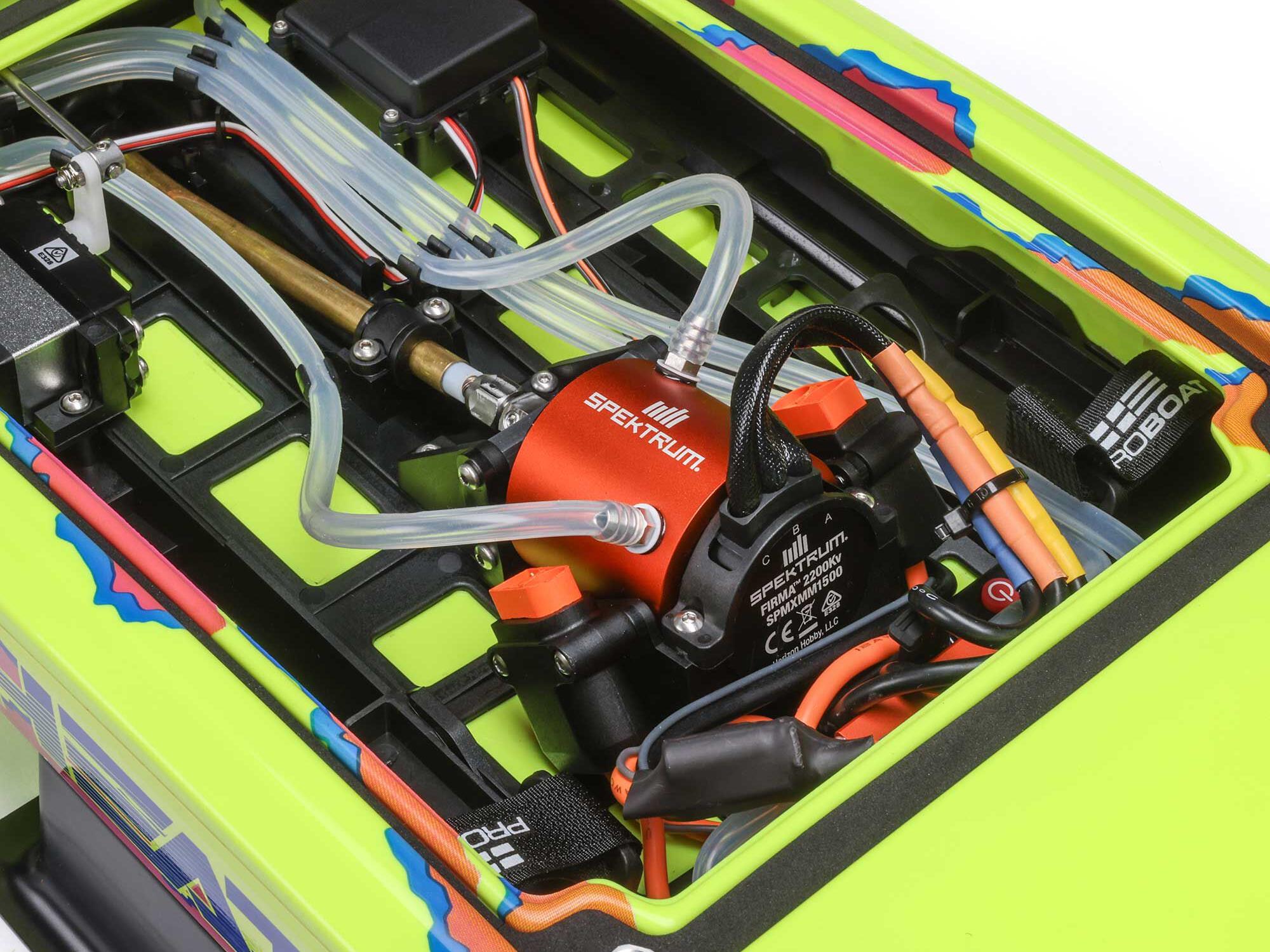 Blackjack 24" V2 Catamaran Brushless: RTR, Heat Wave Visual-16