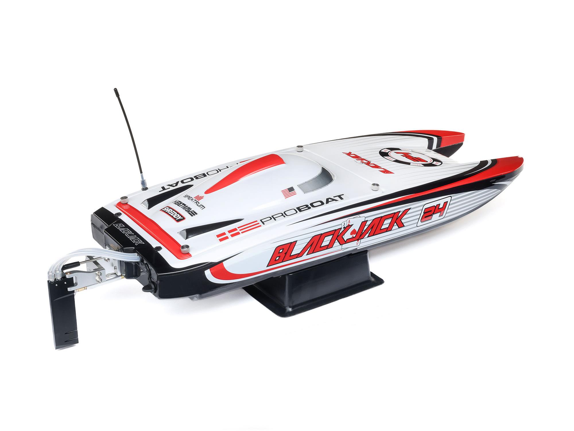 Blackjack 24" V2 Catamaran Brushless: RTR, Vegas Offshore-2