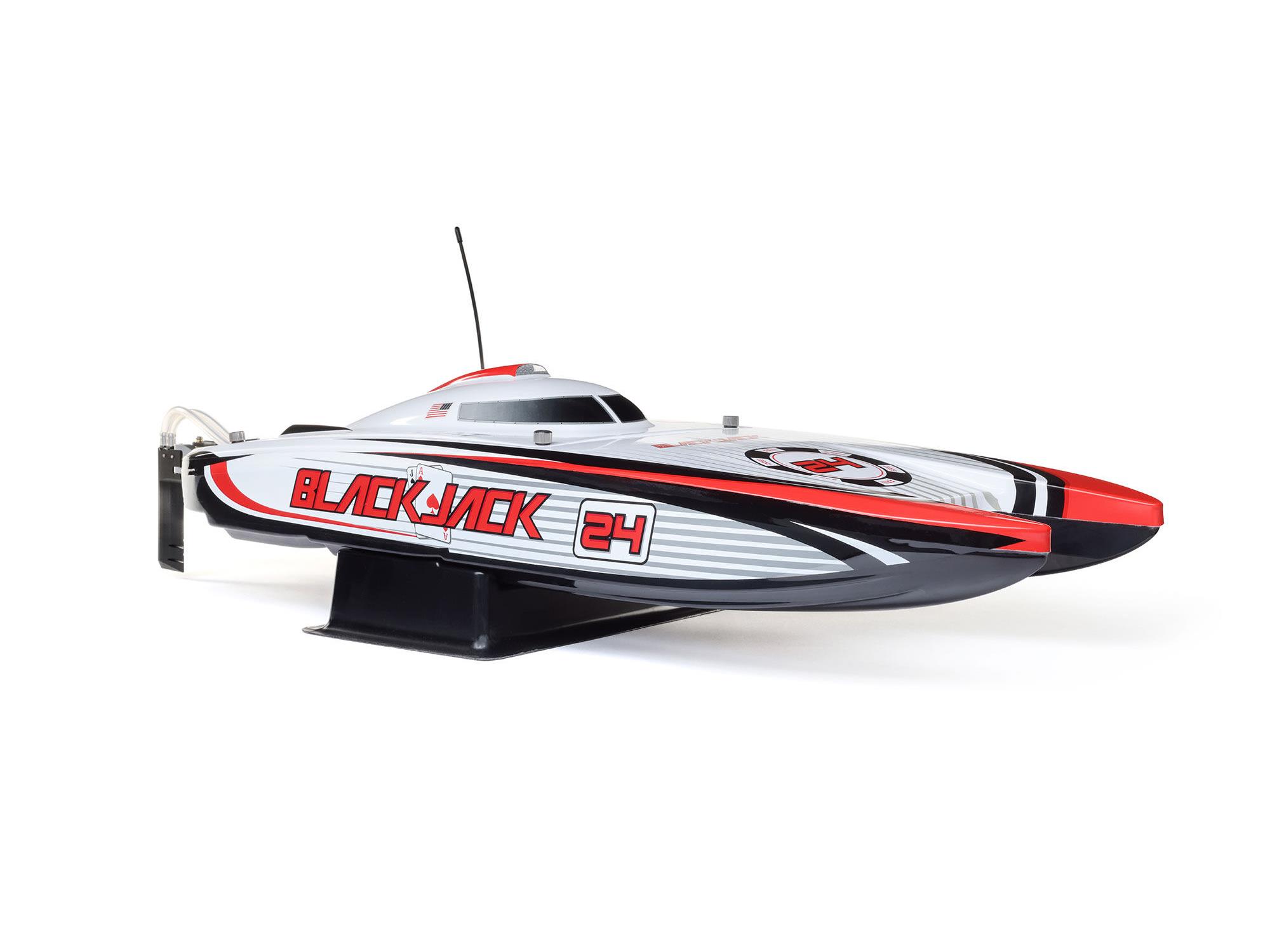 Blackjack 24" V2 Catamaran Brushless: RTR, Vegas Offshore-3