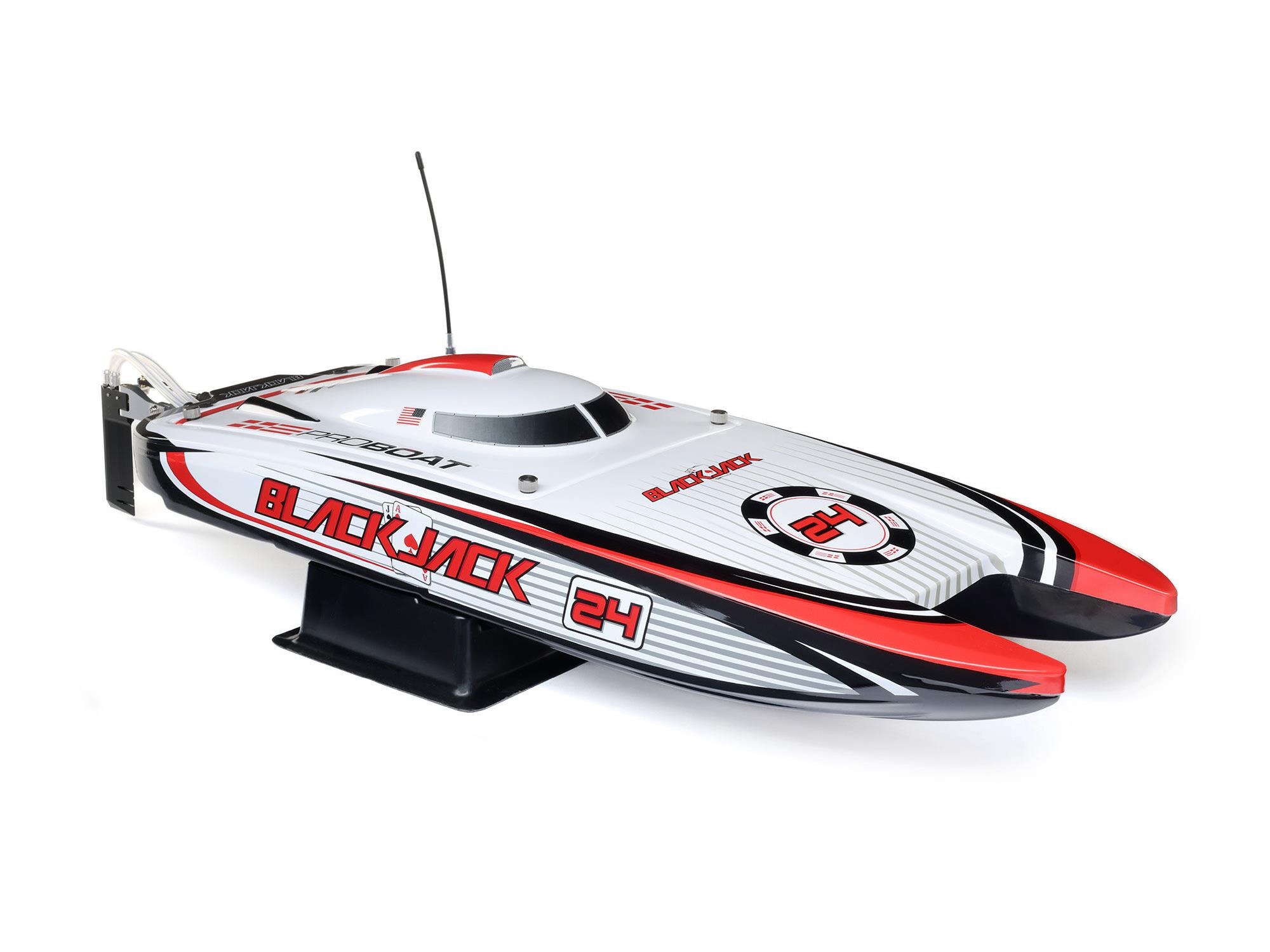 Blackjack 24" V2 Catamaran Brushless: RTR, Vegas Offshore-4