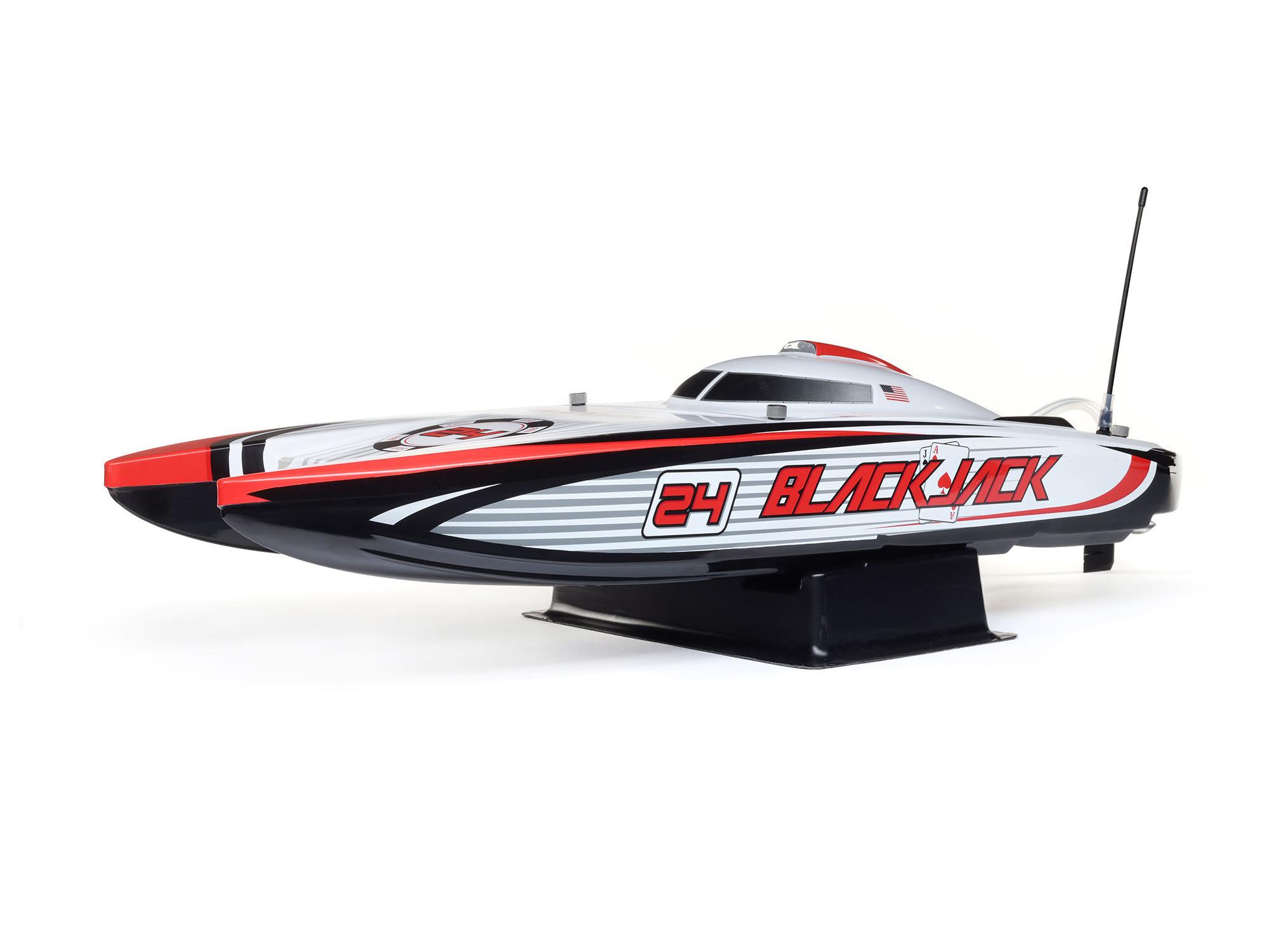 Blackjack 24" V2 Catamaran Brushless: RTR, Vegas Offshore-5