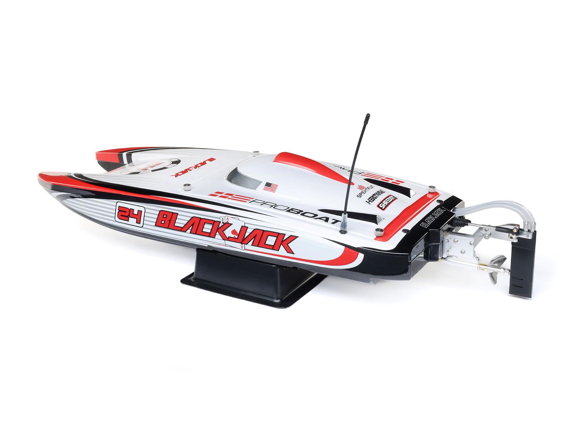 Blackjack 24" V2 Catamaran Brushless: RTR, Vegas Offshore-6