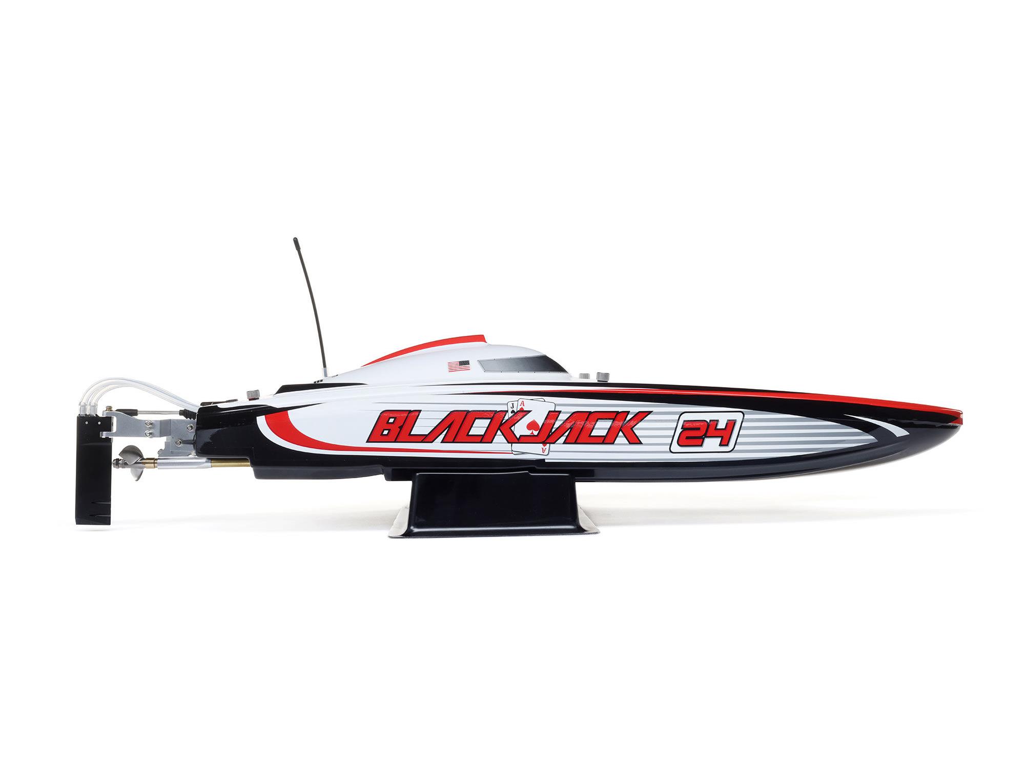 Blackjack 24" V2 Catamaran Brushless: RTR, Vegas Offshore-7