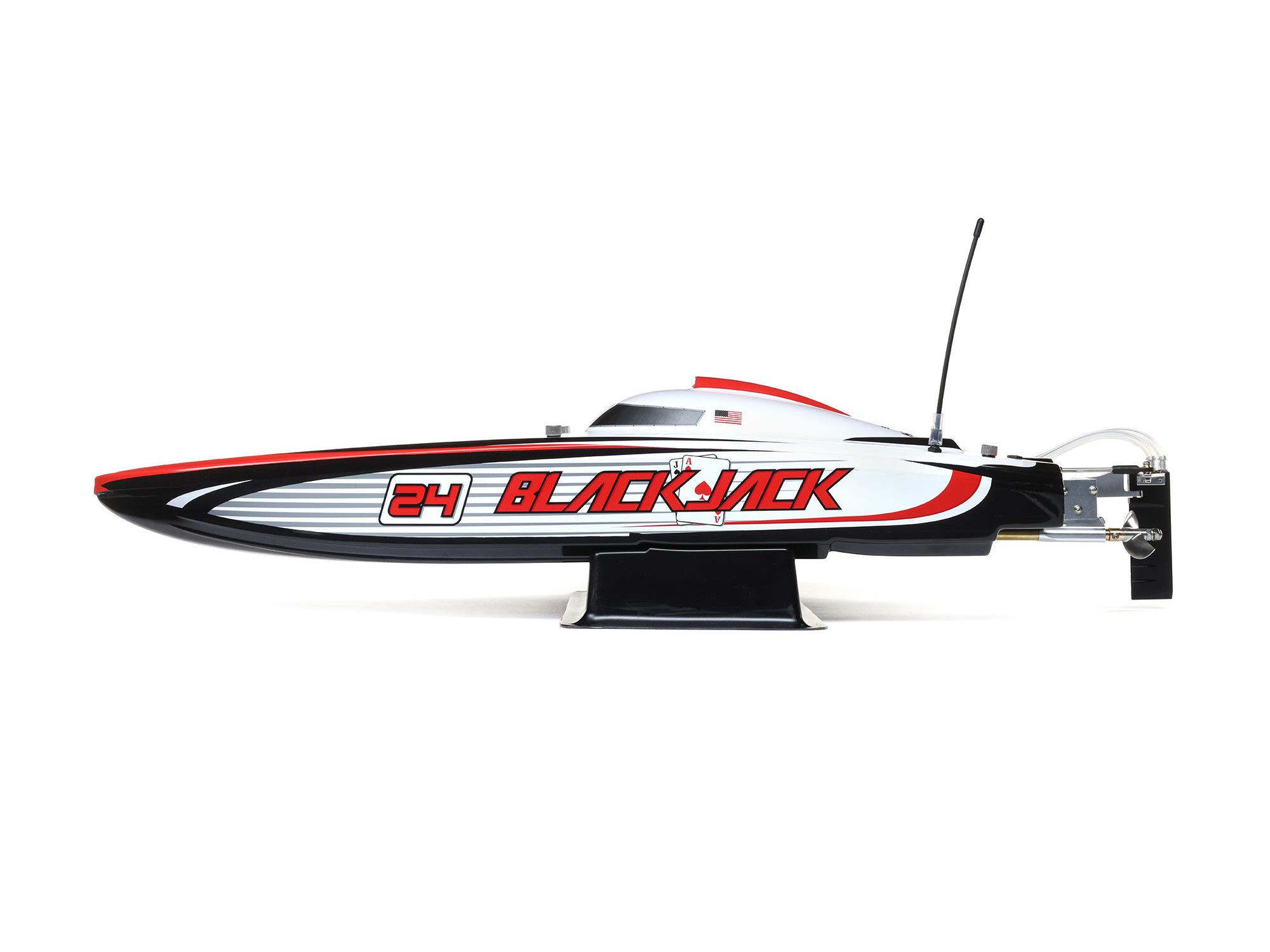 Blackjack 24" V2 Catamaran Brushless: RTR, Vegas Offshore-8