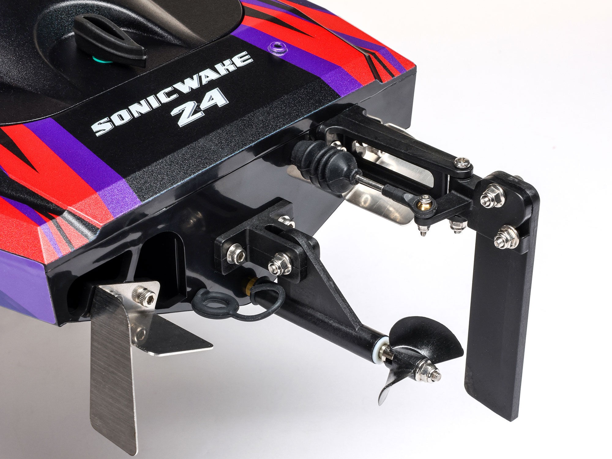 Sonicwake 24" Self-Righting Brushless Deep-V RTR, Red-10