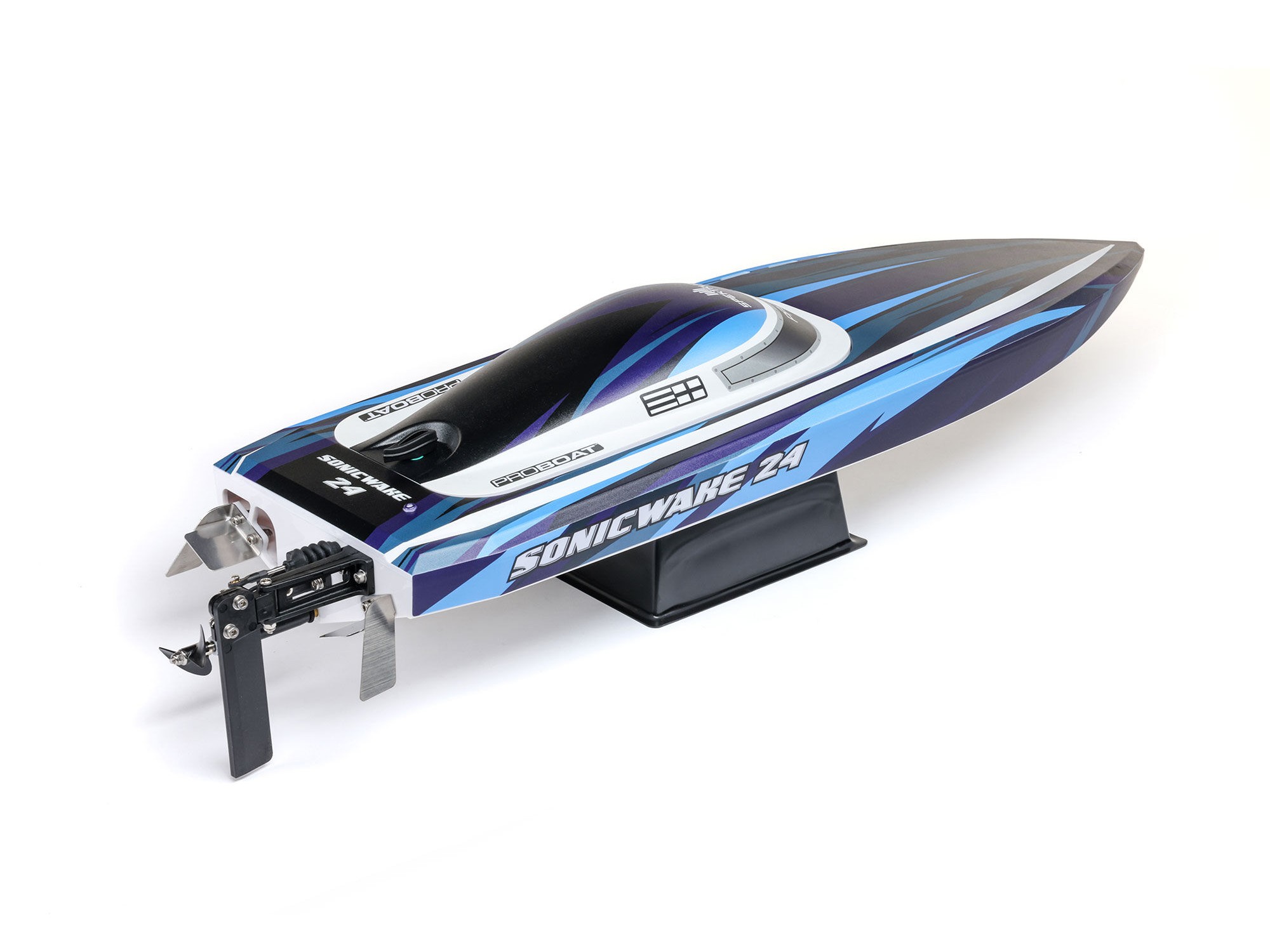 Sonicwake 24" Self-Righting Brushless Deep-V RTR, Blue-2