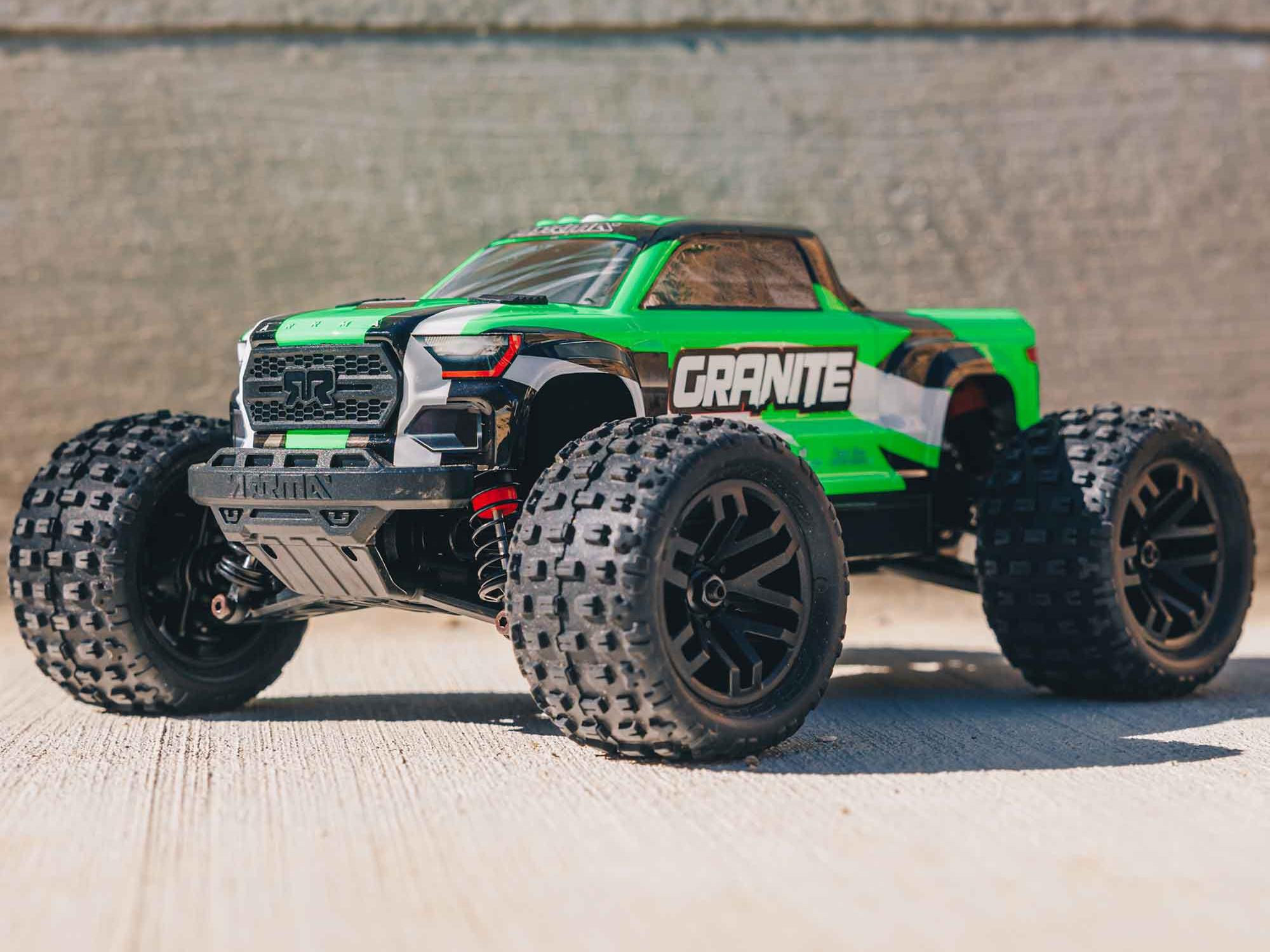 Arrma 1/18 Granite Grom Mega 380 Brushed 4X4 Monster Truck RTR (Green)-18