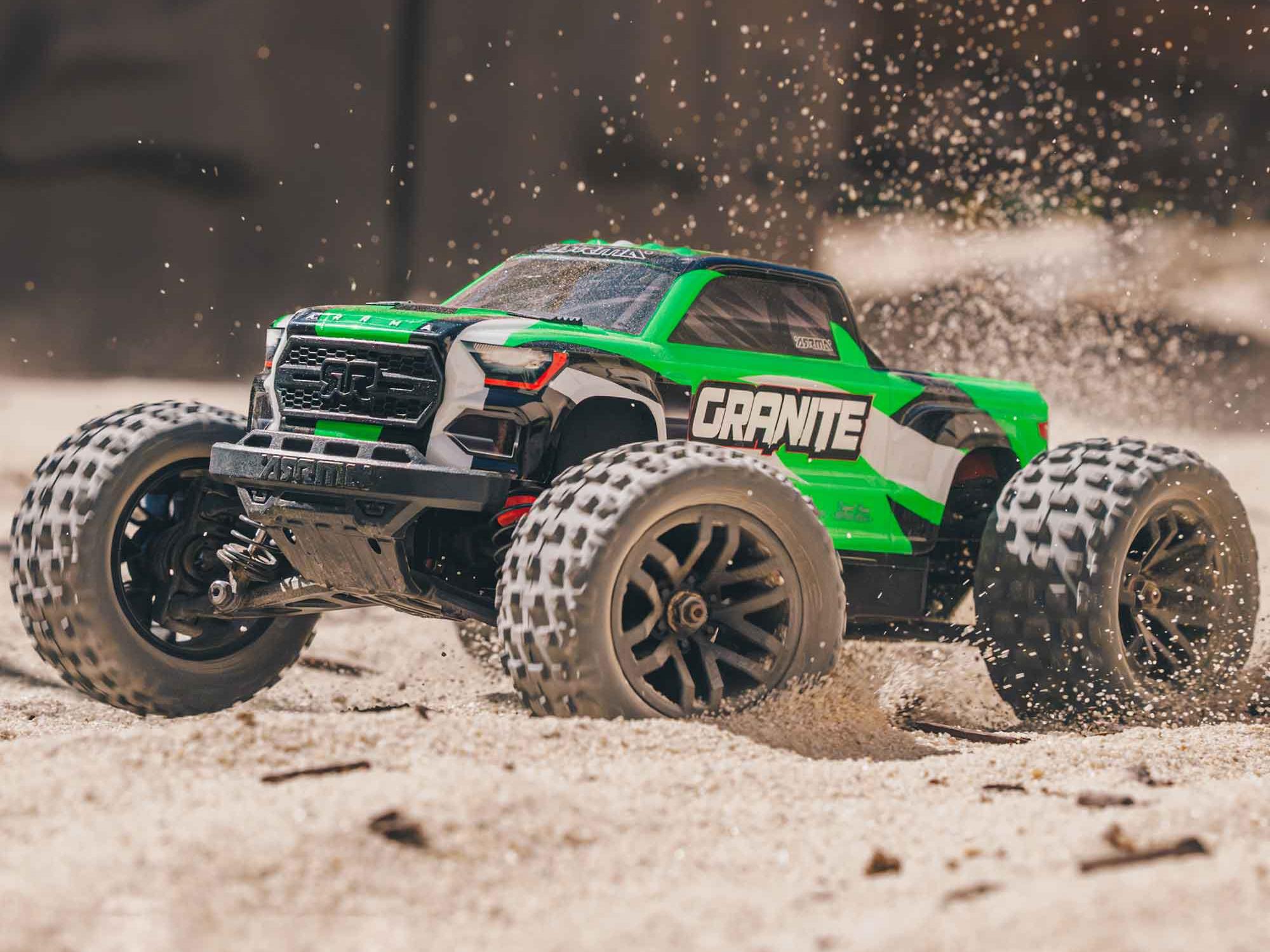 Arrma 1/18 Granite Grom Mega 380 Brushed 4X4 Monster Truck RTR (Green)-22