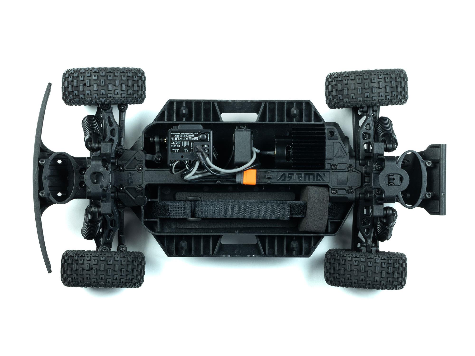 Arrma MOJAVE GROM MEGA 380 Brushed 4X4 Small Scale Desert Truck RTR - Blue-5