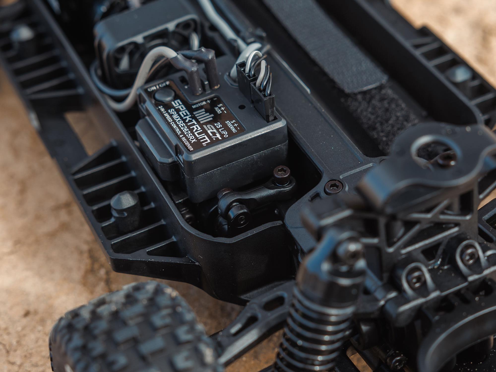 Arrma MOJAVE GROM MEGA 380 Brushed 4X4 Small Scale Desert Truck RTR - Blue-6