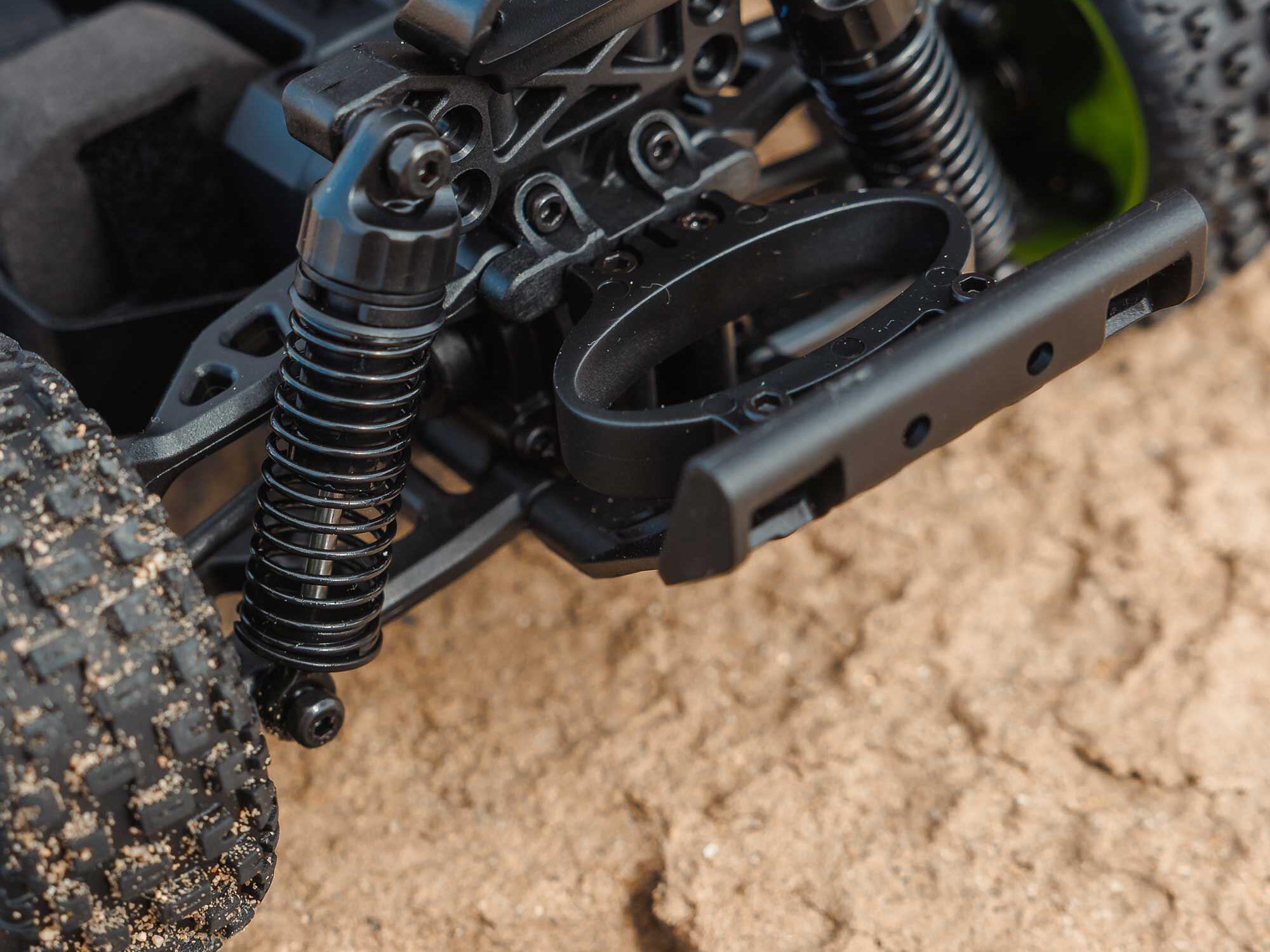 Arrma MOJAVE GROM MEGA 380 Brushed 4X4 Small Scale Desert Truck RTR - Blue-12