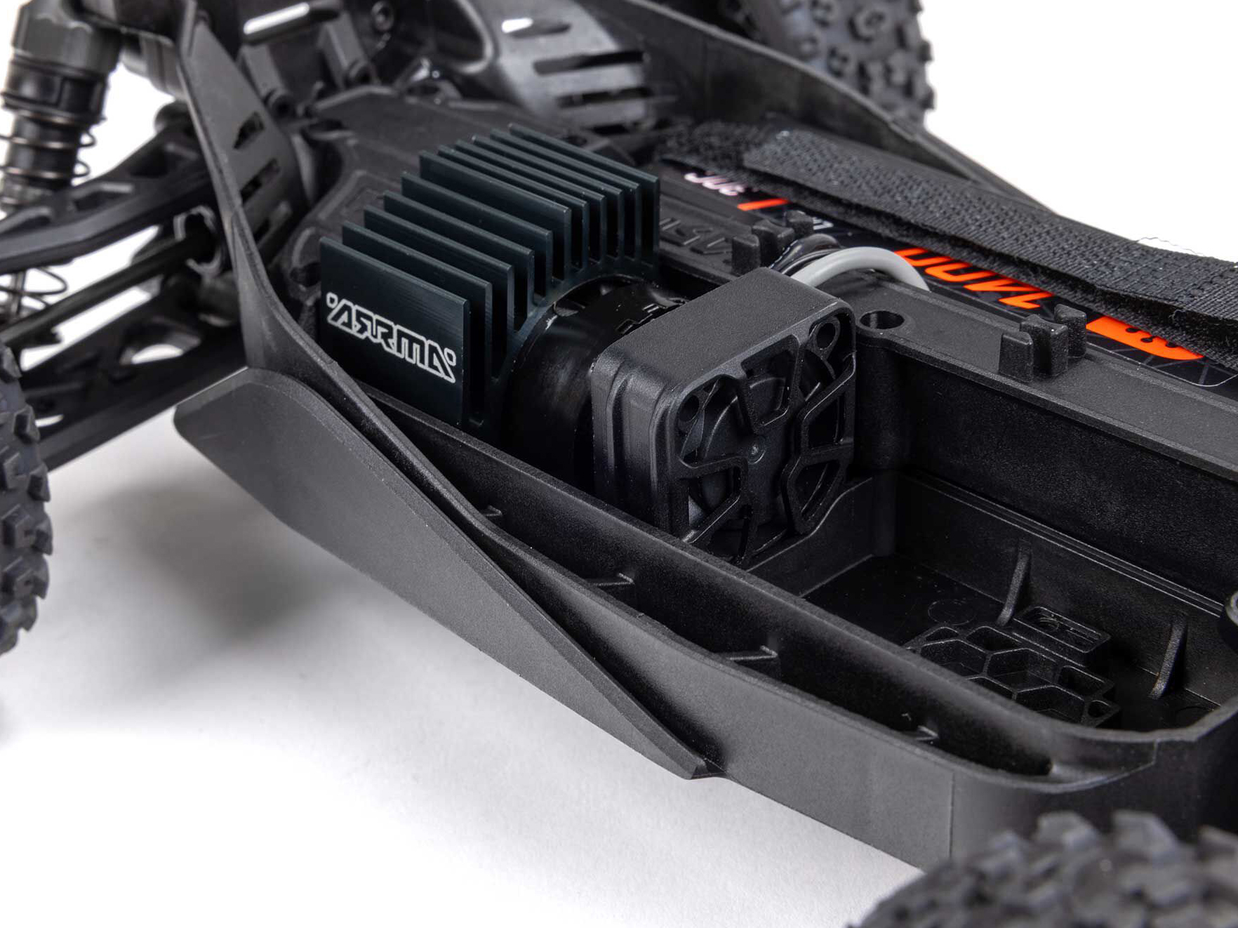 Arrma 1/18 TYPHON GROM MEGA 380 Brushed 4x4 Buggy RTR - Blue/Silver-24