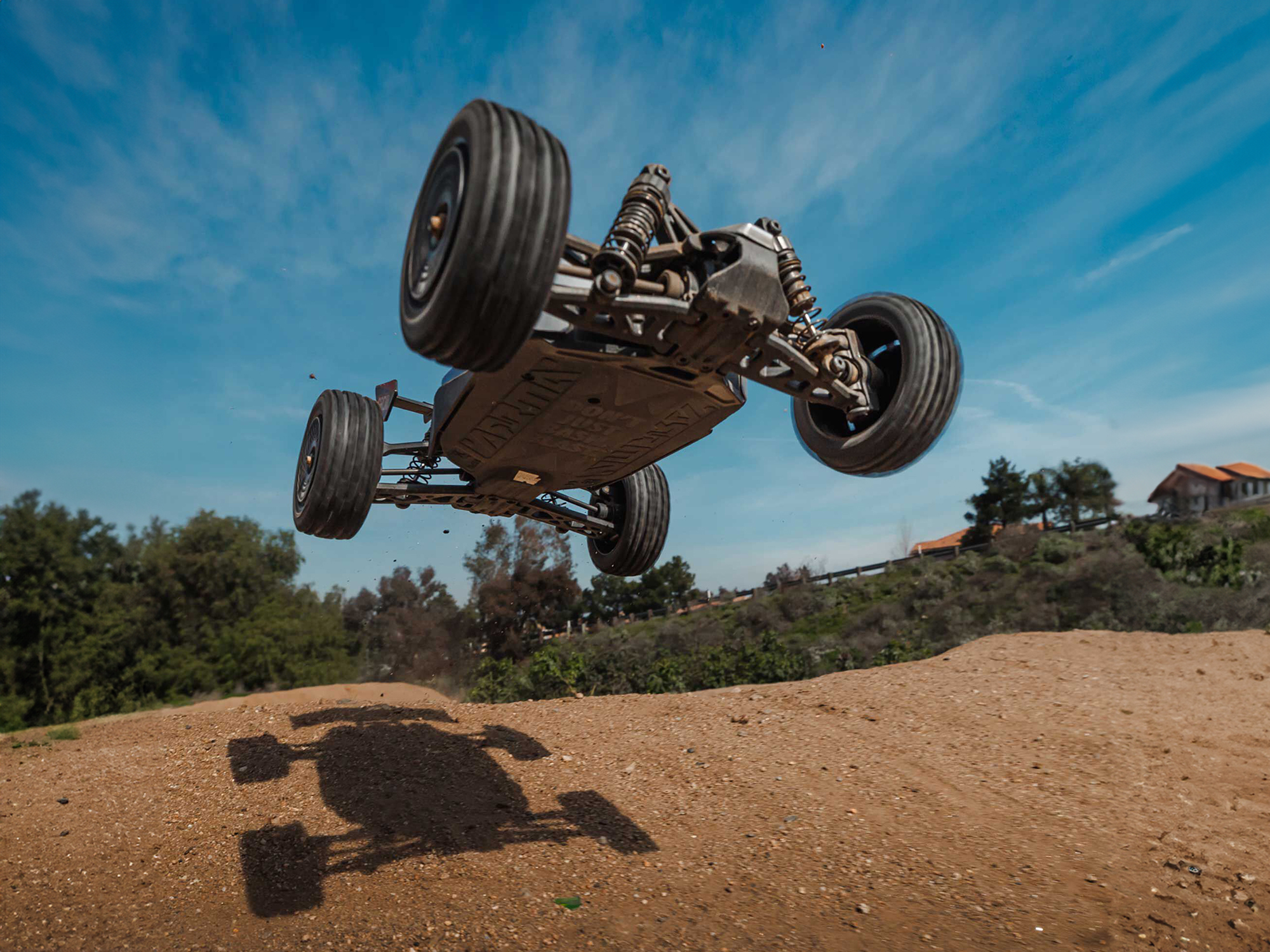 Arrma 1/18 TYPHON GROM MEGA 380 Brushed 4x4 Buggy RTR - Red/White-32