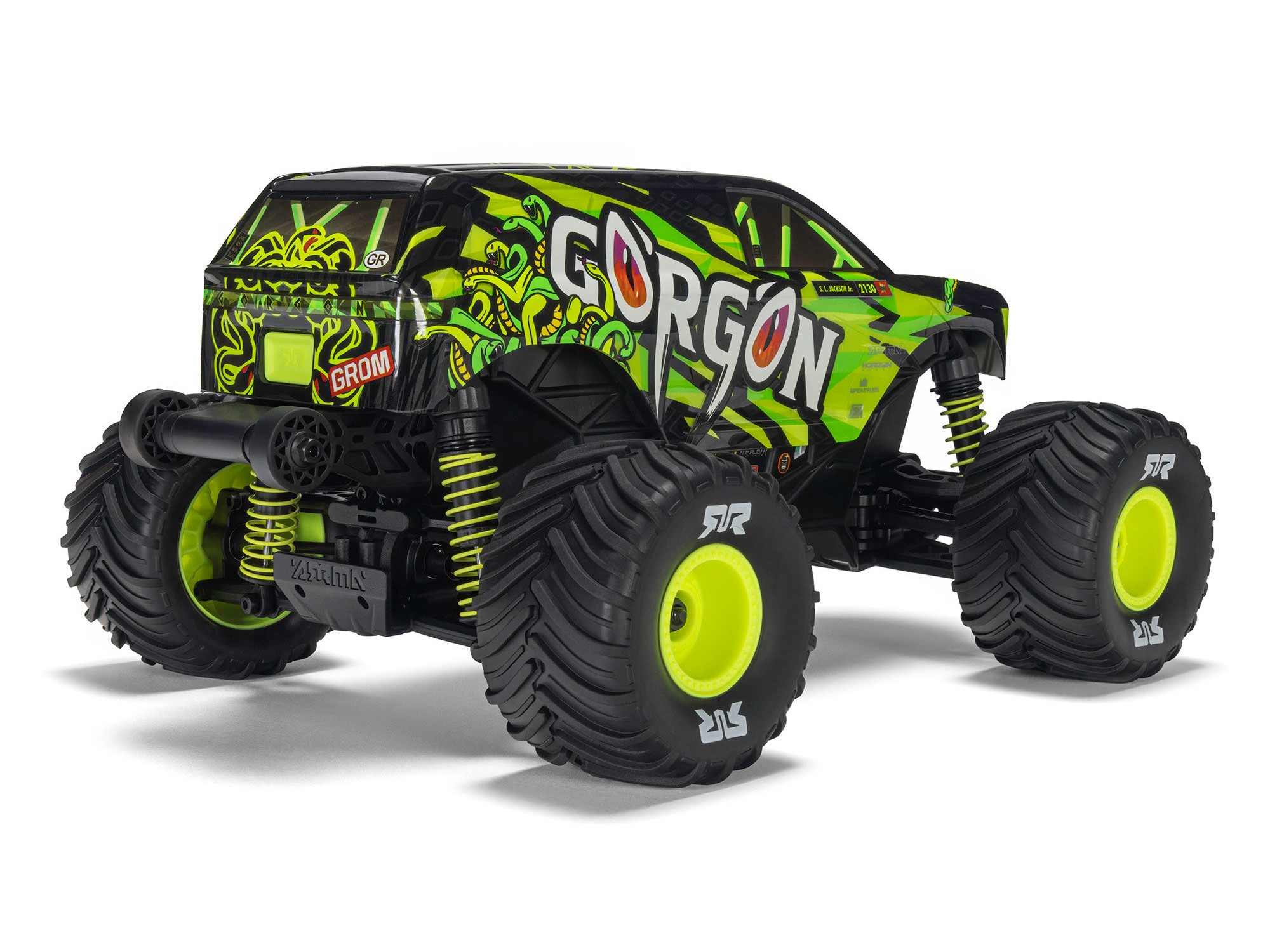 1/16 GORGON GROM 4X4 RTR Monster Truck Yellow-2
