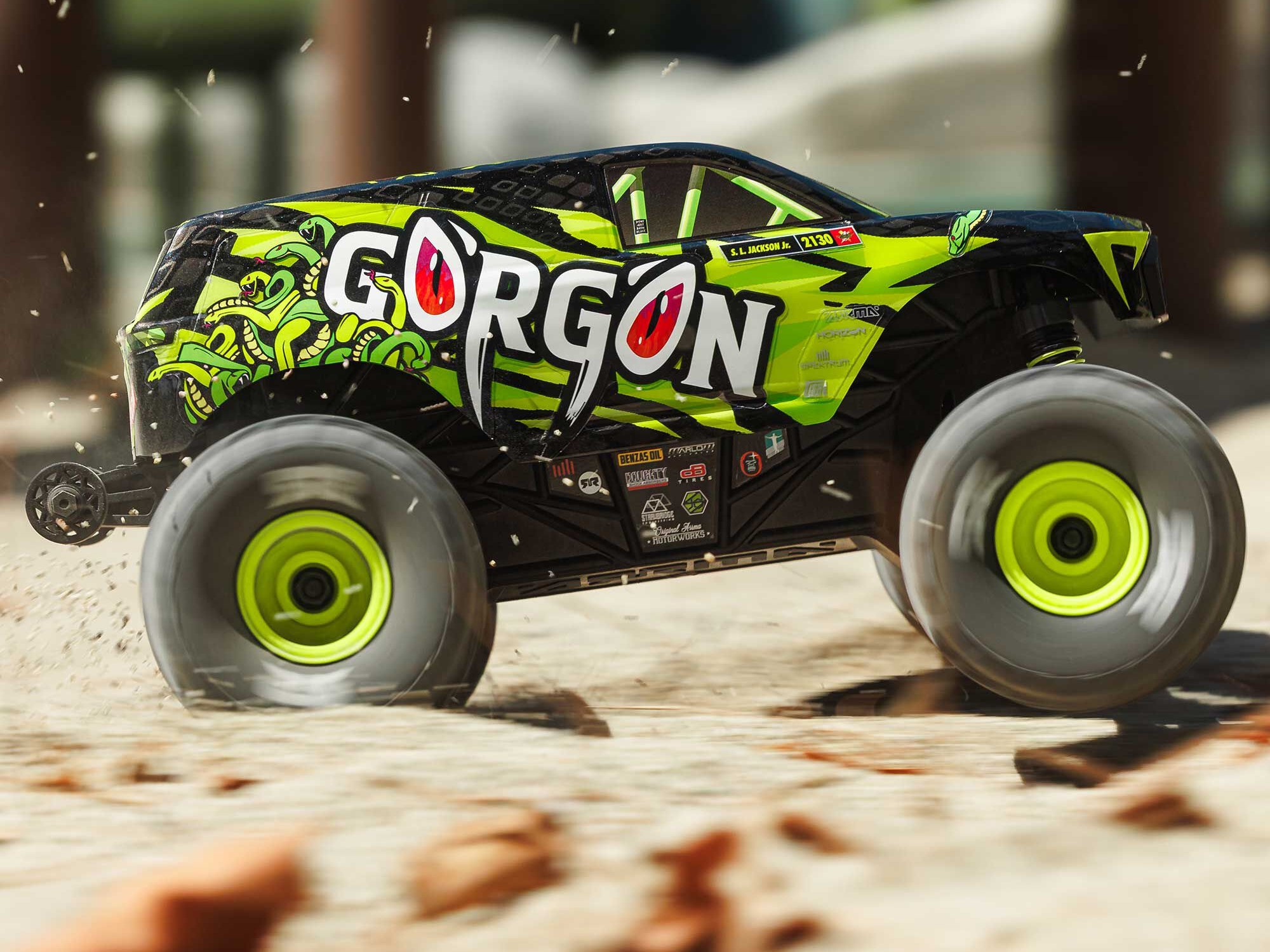 1/16 GORGON GROM 4X4 RTR Monster Truck Yellow-16