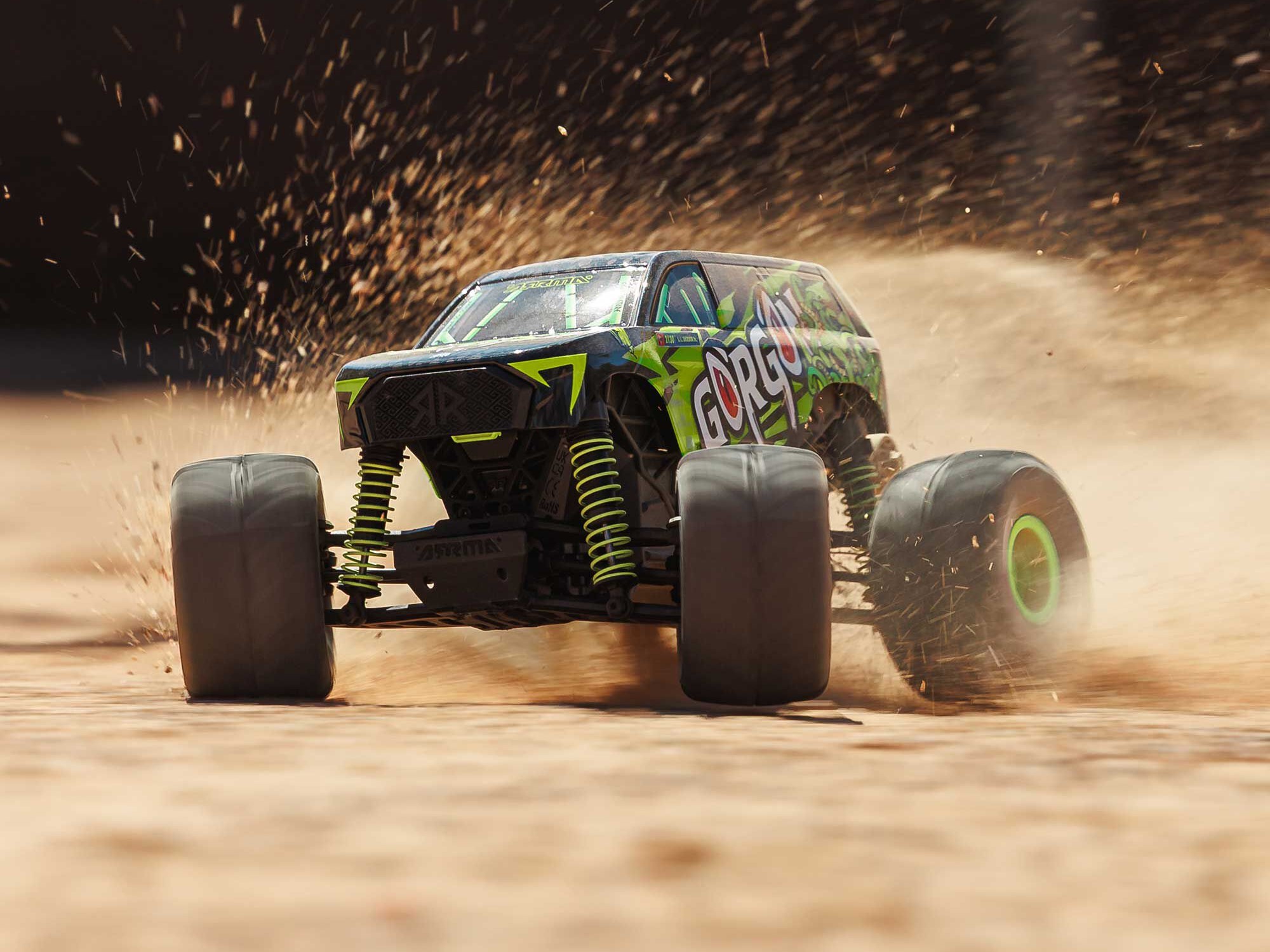 1/16 GORGON GROM 4X4 RTR Monster Truck Yellow-19