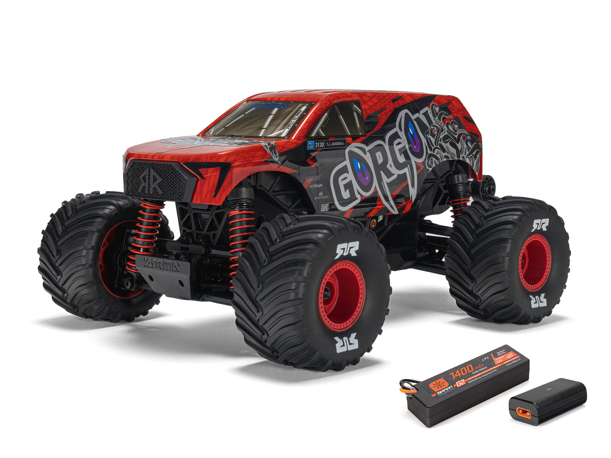 1/16 GORGON GROM 4X4 RTR Monster Truck Red