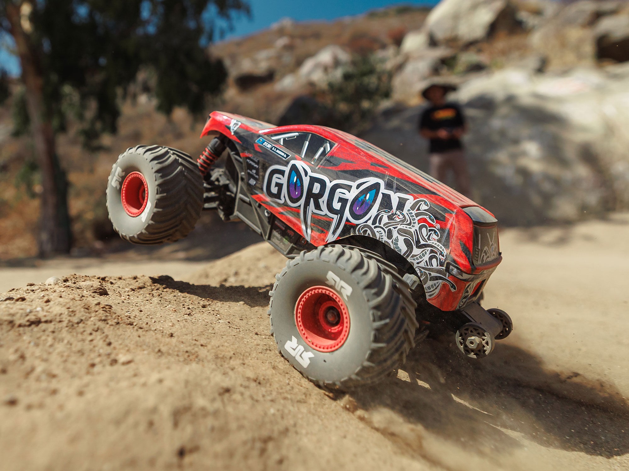 1/16 GORGON GROM 4X4 RTR Monster Truck Red-15