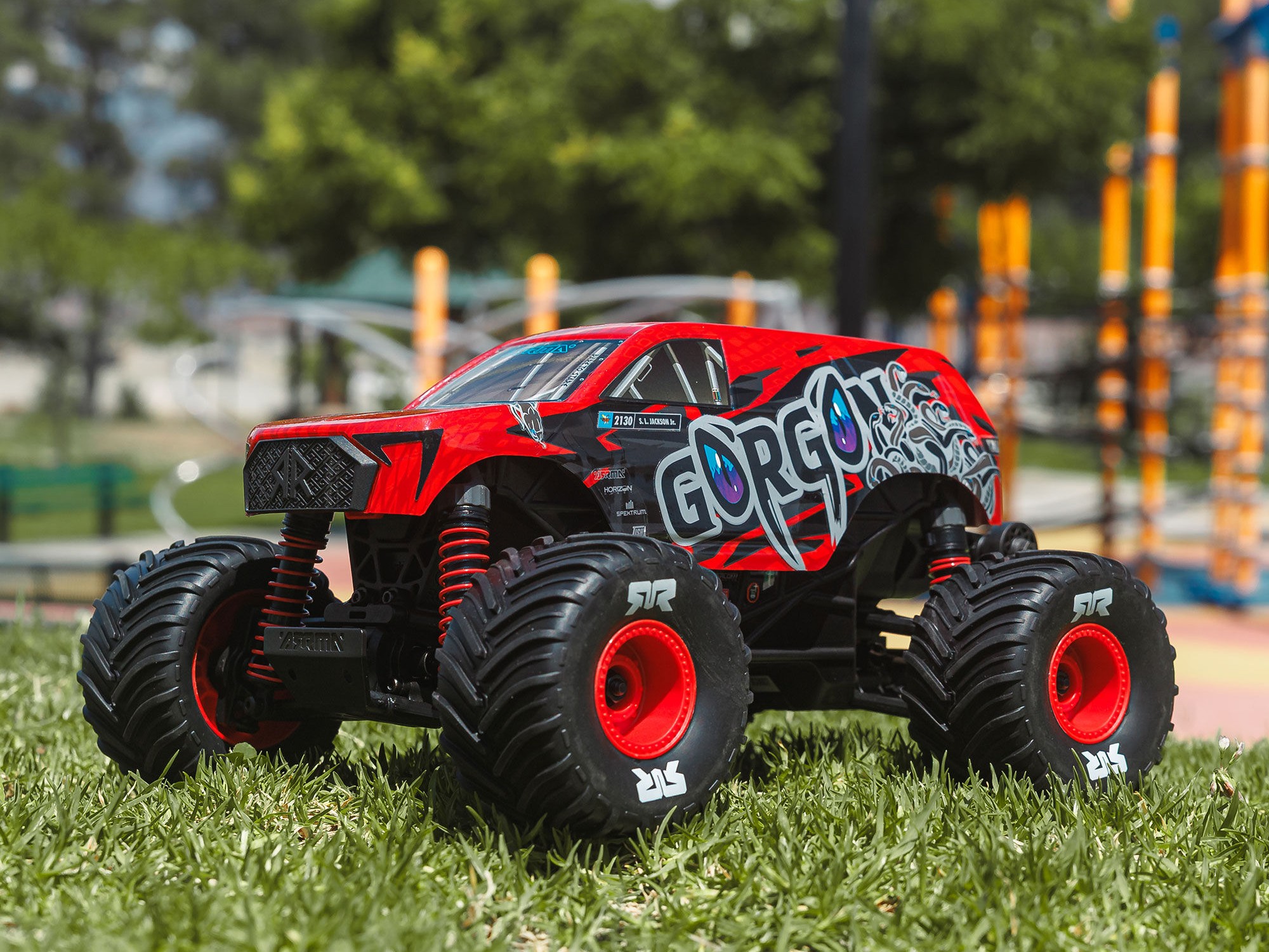 1/16 GORGON GROM 4X4 RTR Monster Truck Red-16