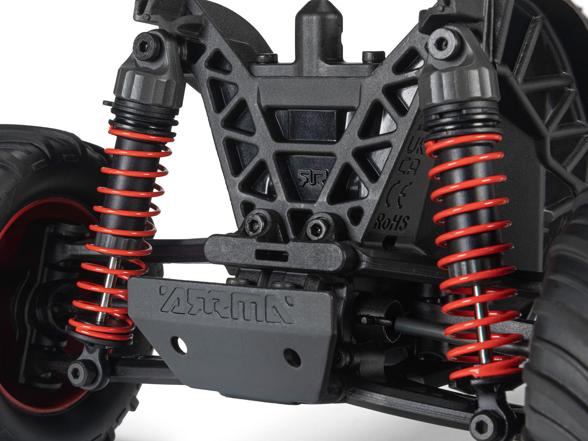 1/16 QUAKE GROM 4X4 RTR Monster Truck Red-11