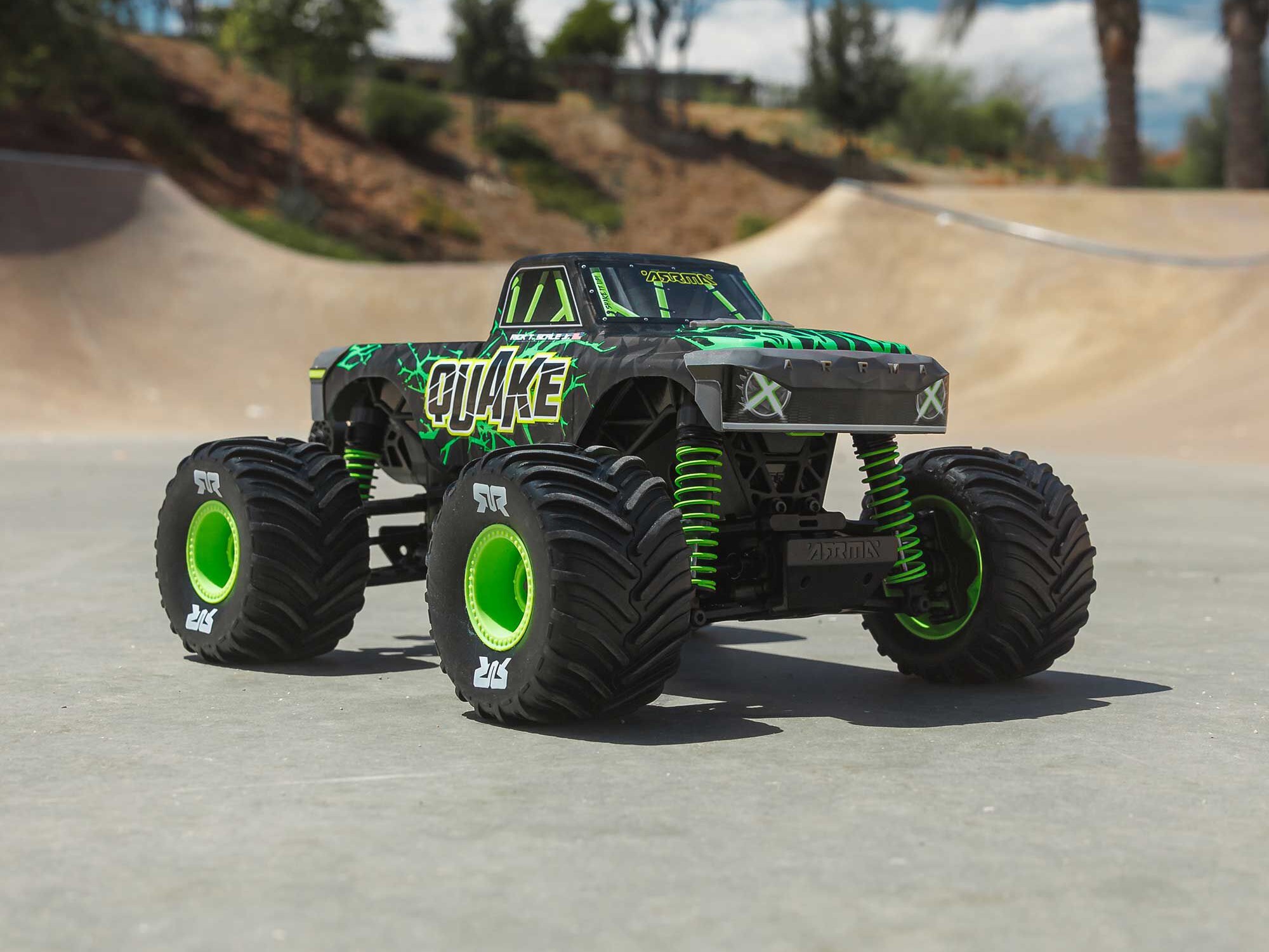 1/16 QUAKE GROM 4X4 RTR Monster Truck Green-13
