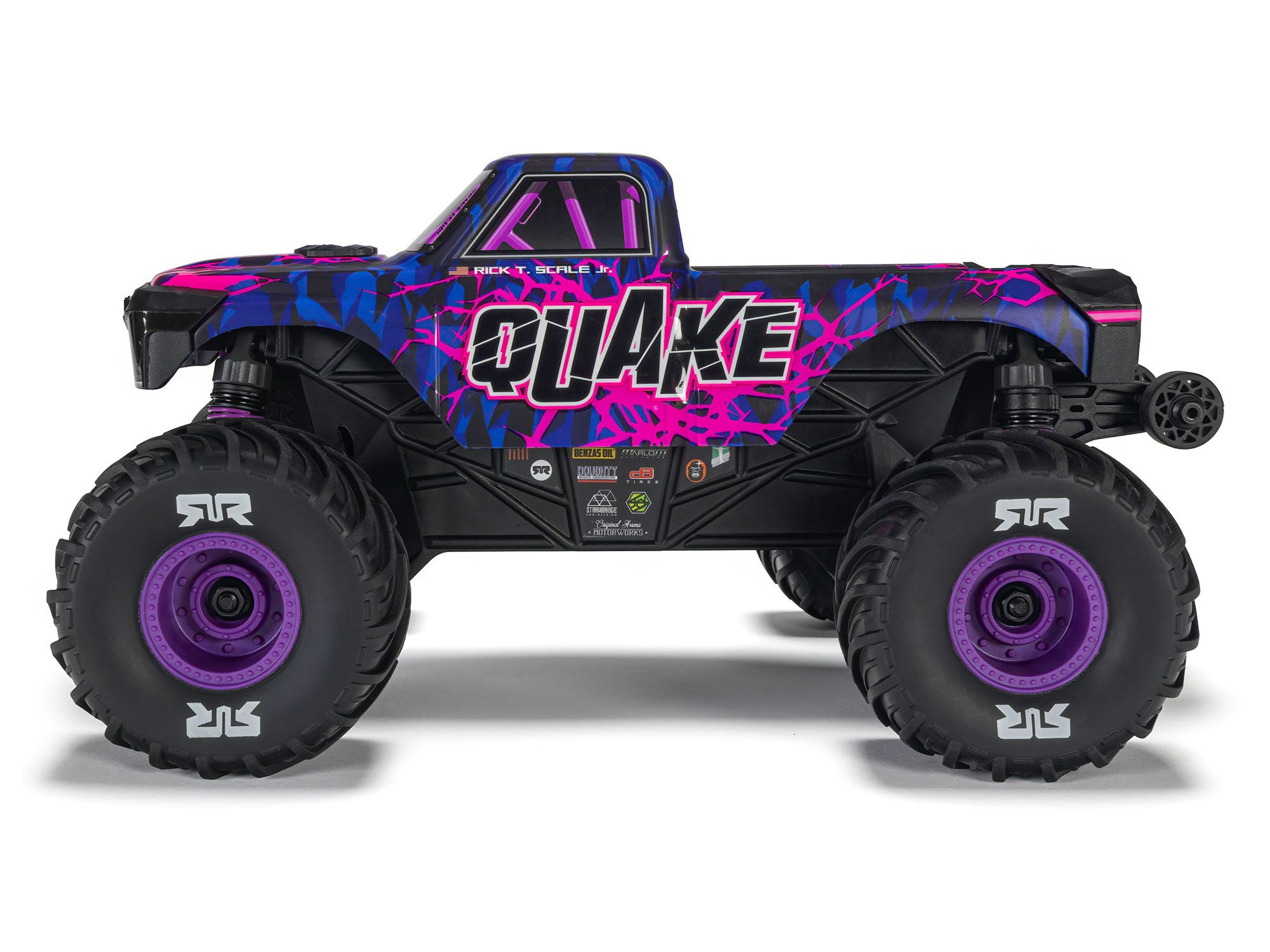 1/16 QUAKE GROM 4X4 RTR Monster Truck Purple-4