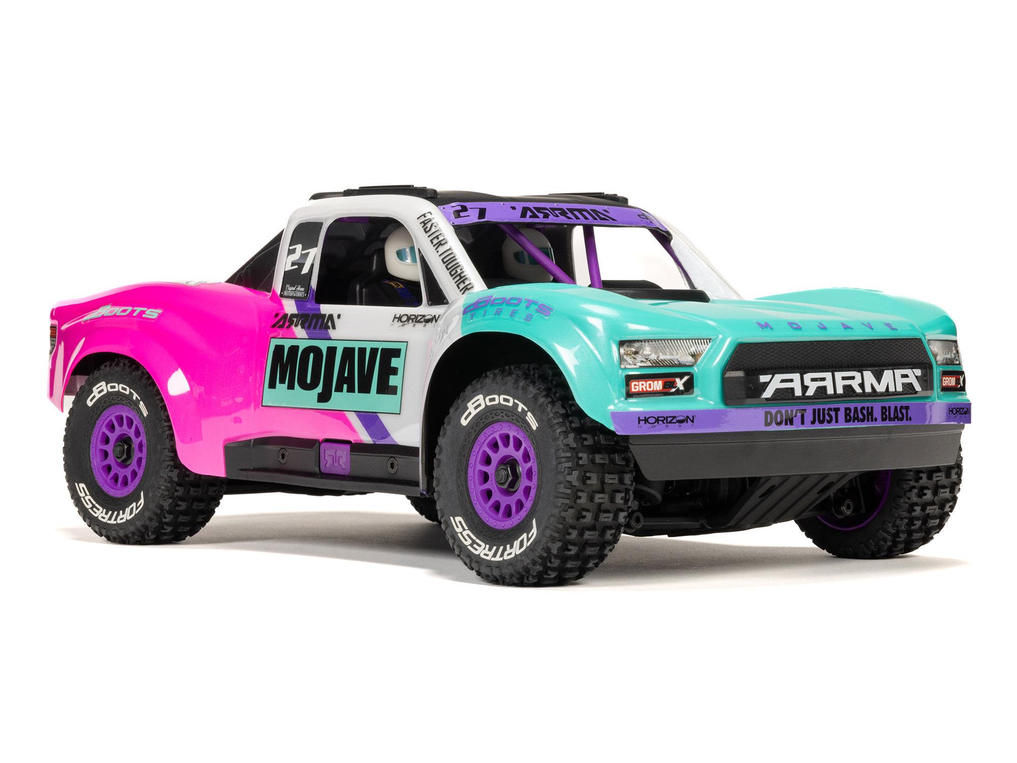 Arrma 1/16 Mojave GROM 223S BLX 4X4 DT with Batt/Charger Teal-11