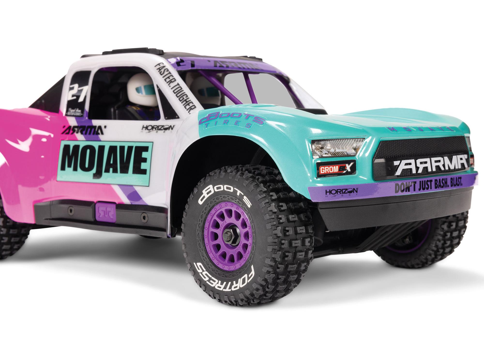 Arrma 1/16 Mojave GROM 223S BLX 4X4 DT with Batt/Charger Teal-16