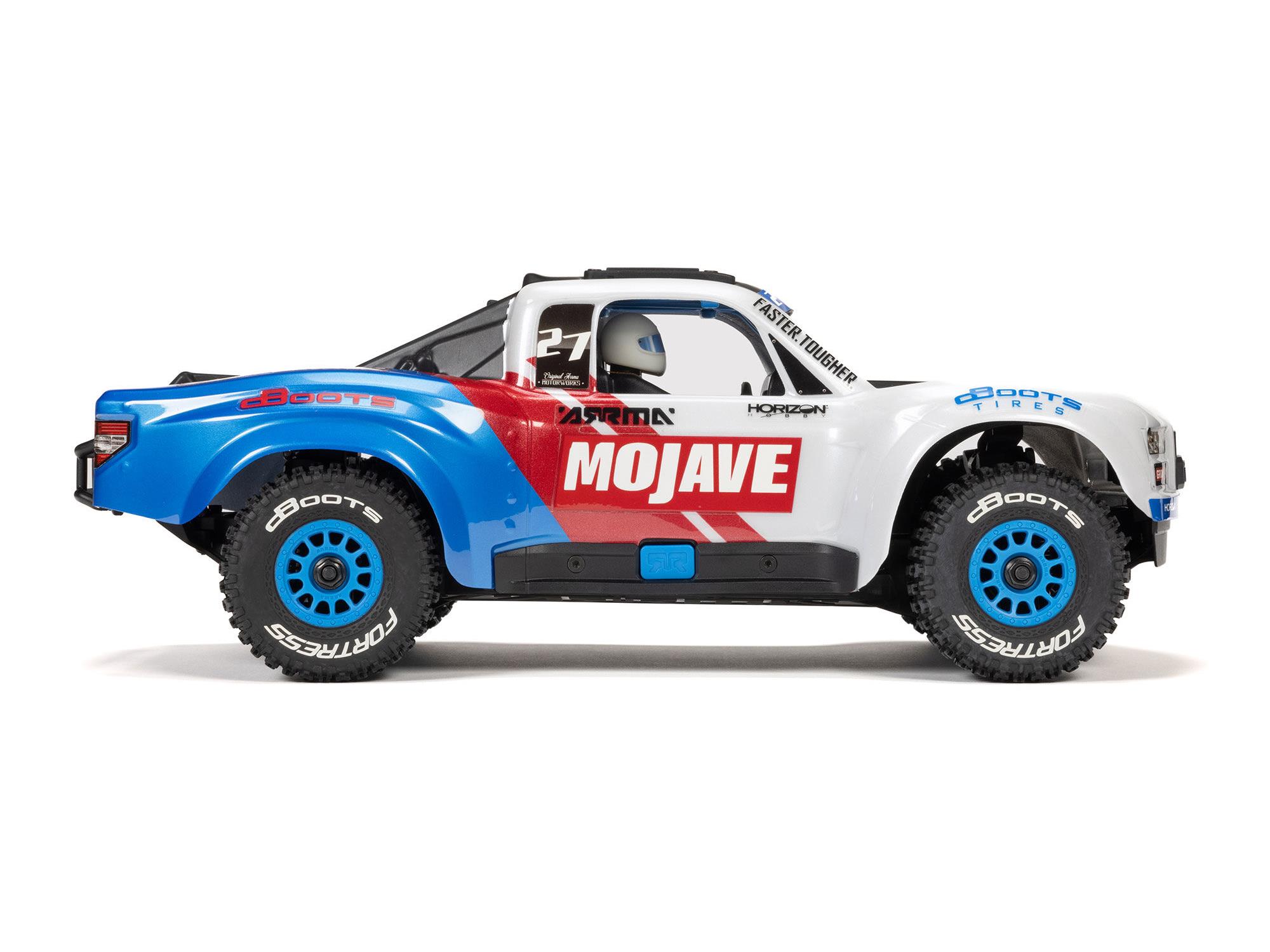 Arrma 1/16 Mojave GROM 223S BLX 4X4 DT with Batt/Charger White-13