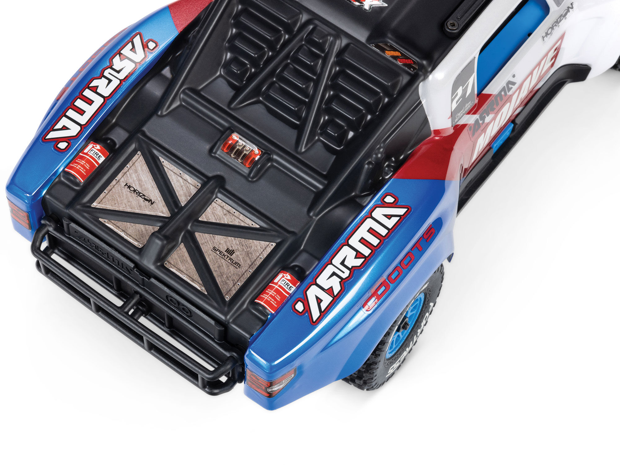 Arrma 1/16 Mojave GROM 223S BLX 4X4 DT with Batt/Charger White-20