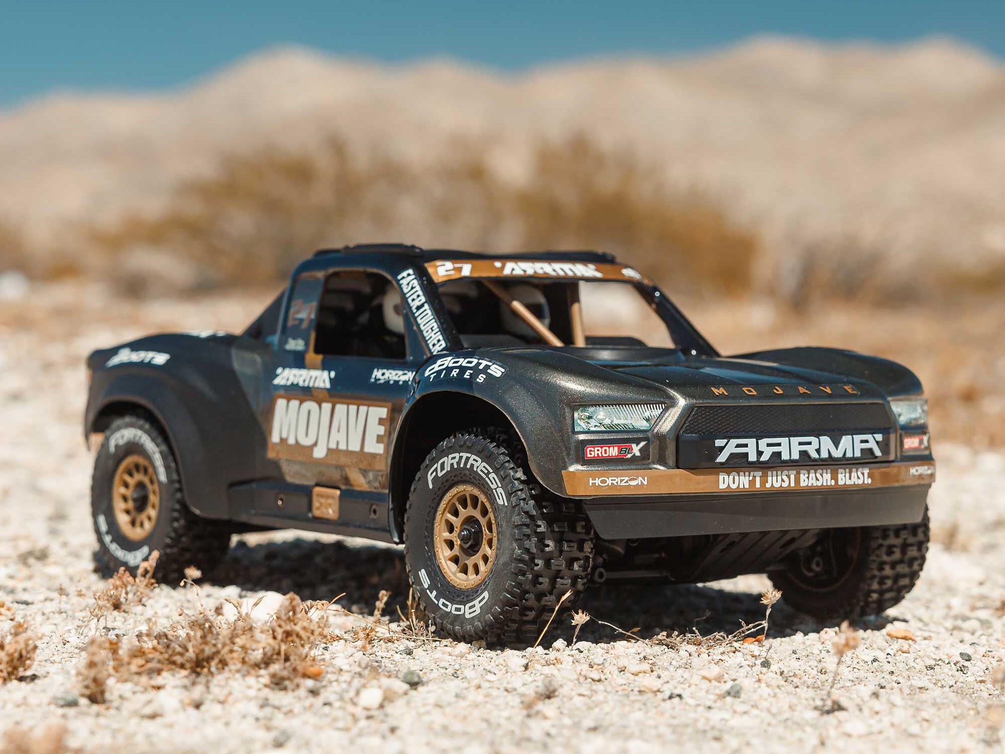 Arrma 1/16 Mojave GROM 223S BLX 4X4 DT (No Batt/Charger) Black-24