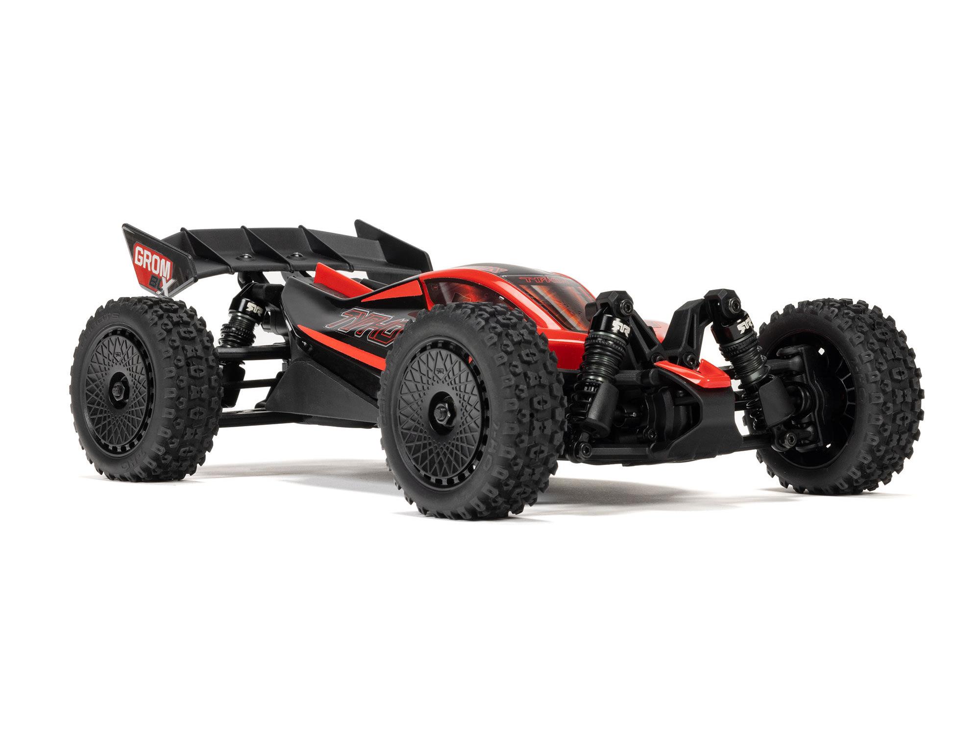 Arrma 1/18 Typhon GROM 223S BLX 4X4 with Batt/Charger Red-14