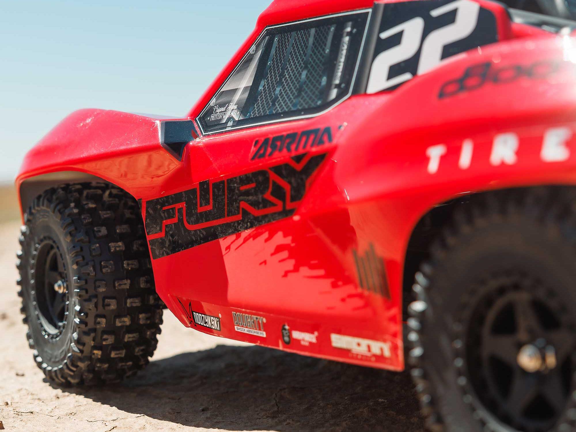 Arrma FURY 2WD (With Battery/Charger) Red-13