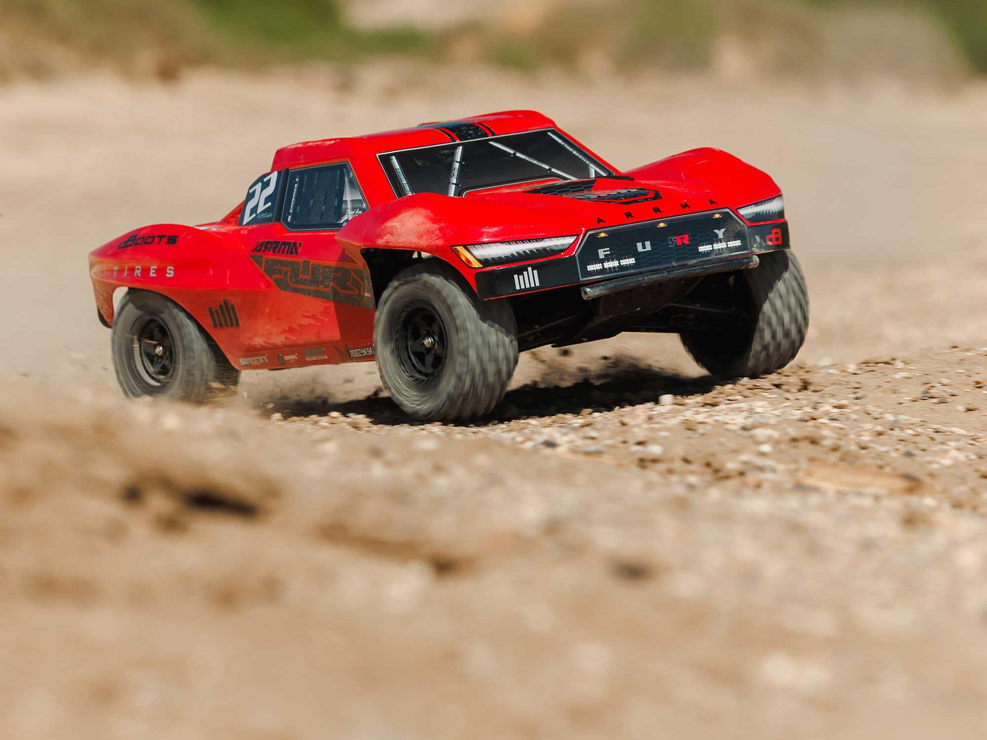 Arrma FURY 2WD (With Battery/Charger) Red-21