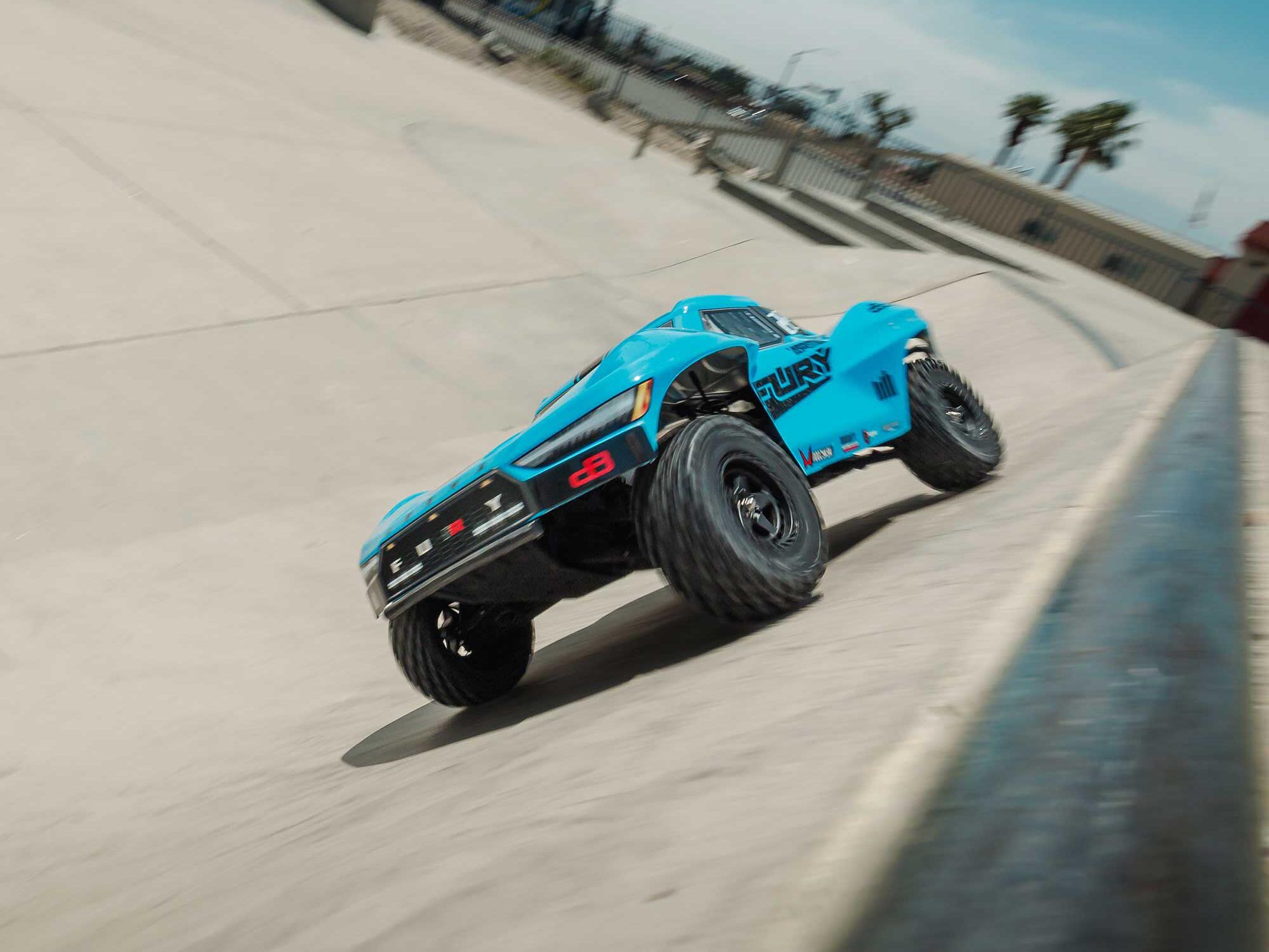 Arrma FURY 2WD (With Battery/Charger) Blue-19