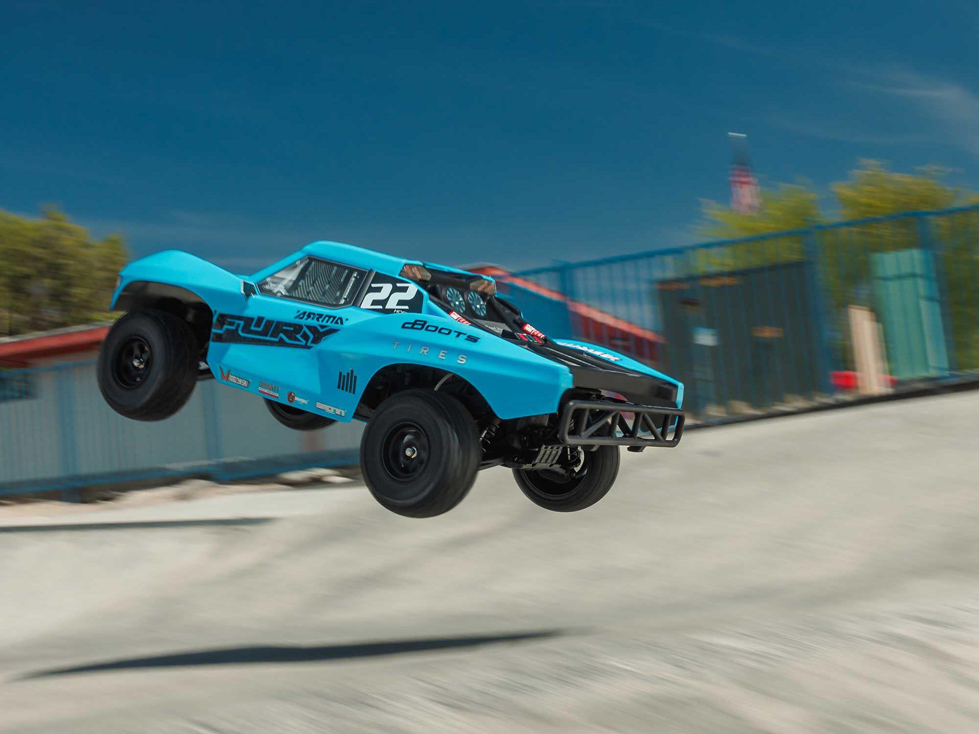 Arrma FURY 2WD (With Battery/Charger) Blue-20