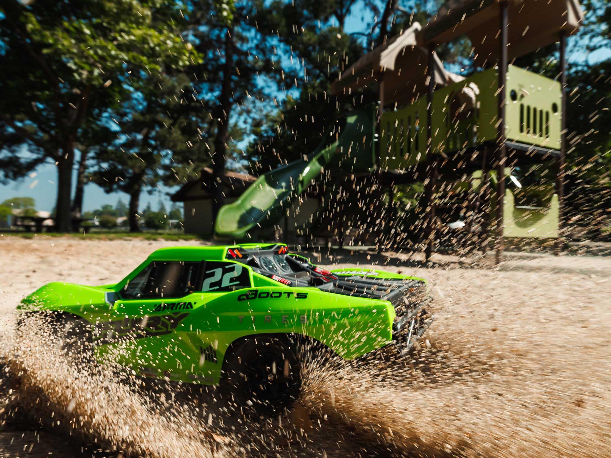 1/10 FURY MEGA 550 4X2 SCT ARTR (No Battery/Charger) Green-21